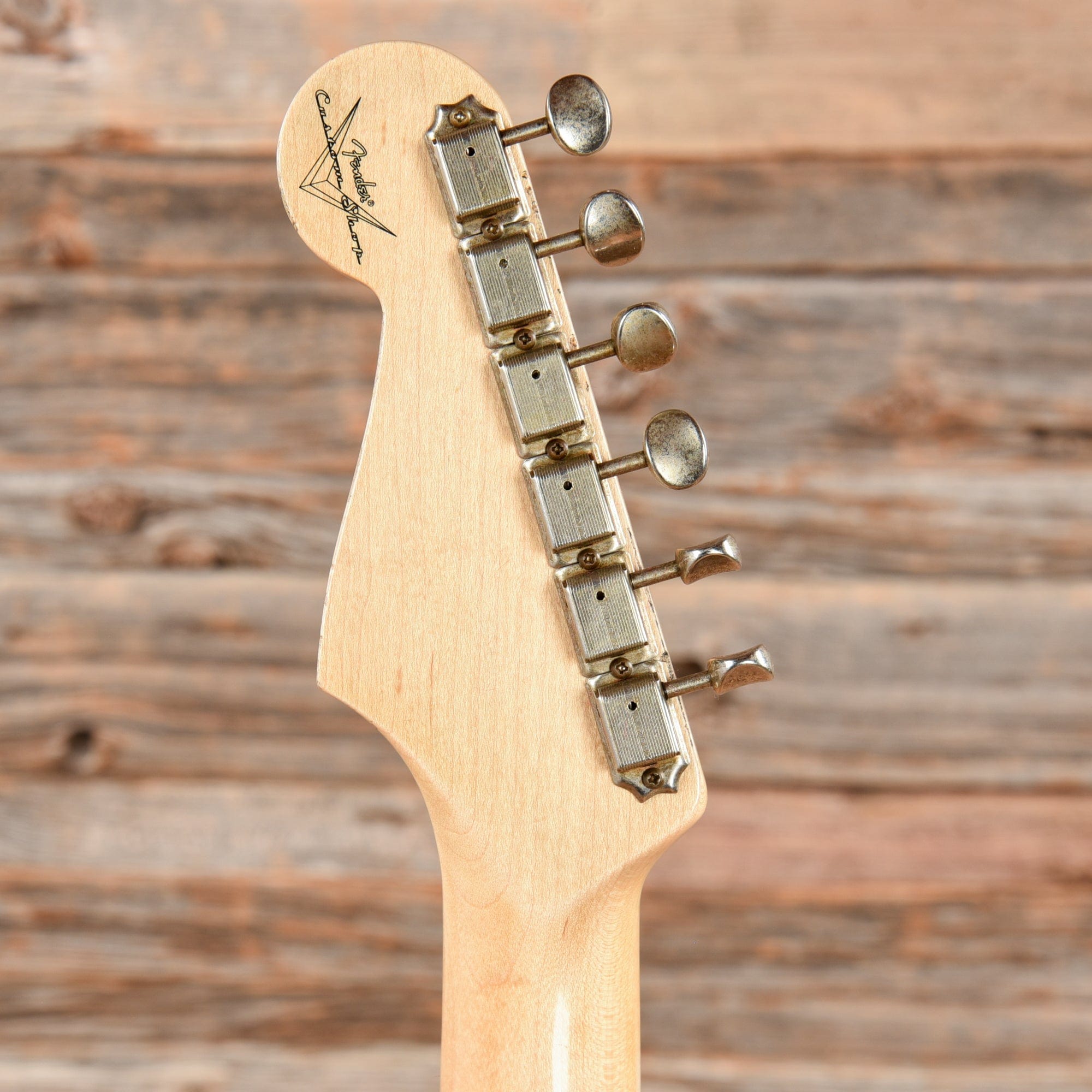 Fender Custom Shop 1957 Stratocaster Relic Aged Black 2022 Electric Guitars / Solid Body