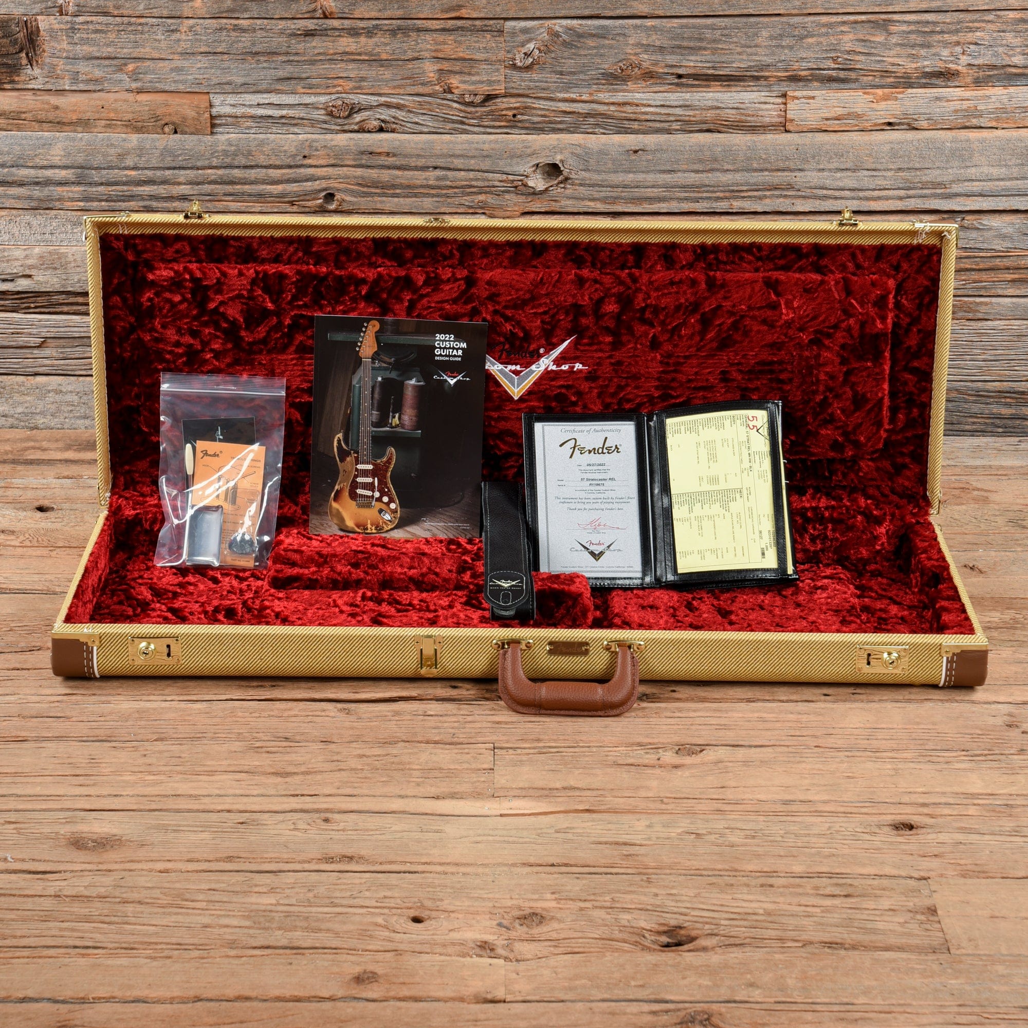 Fender Custom Shop 1957 Stratocaster Relic Aged Black 2022 Electric Guitars / Solid Body