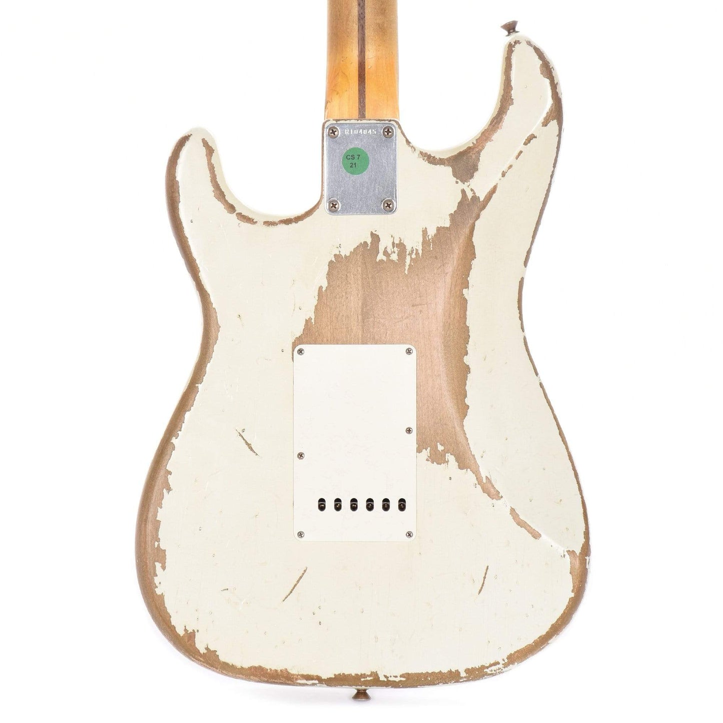 Fender Custom Shop 1957 Stratocaster Relic Aged Olympic White Master Built By Todd Krause Electric Guitars / Solid Body