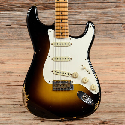 Fender Custom Shop 1957 Stratocaster Relic Wide Fade 2-Tone Sunburst 2021 Electric Guitars / Solid Body