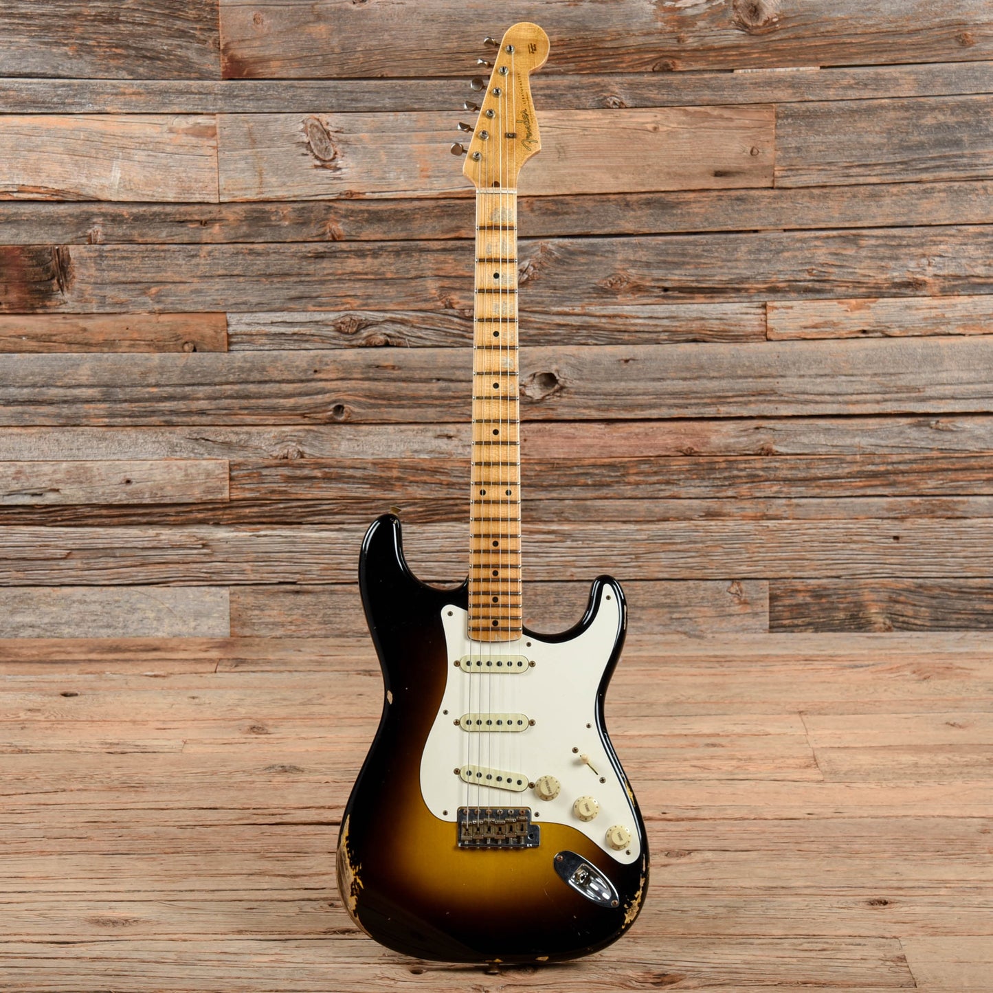 Fender Custom Shop 1957 Stratocaster Relic Wide Fade 2-Tone Sunburst 2021 Electric Guitars / Solid Body