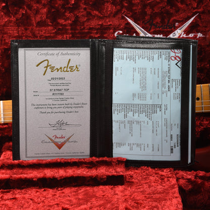 Fender Custom Shop 1957 Stratocaster Roasted Ash "Chicago Special" Time Capsule Aged Dakota Red Electric Guitars / Solid Body