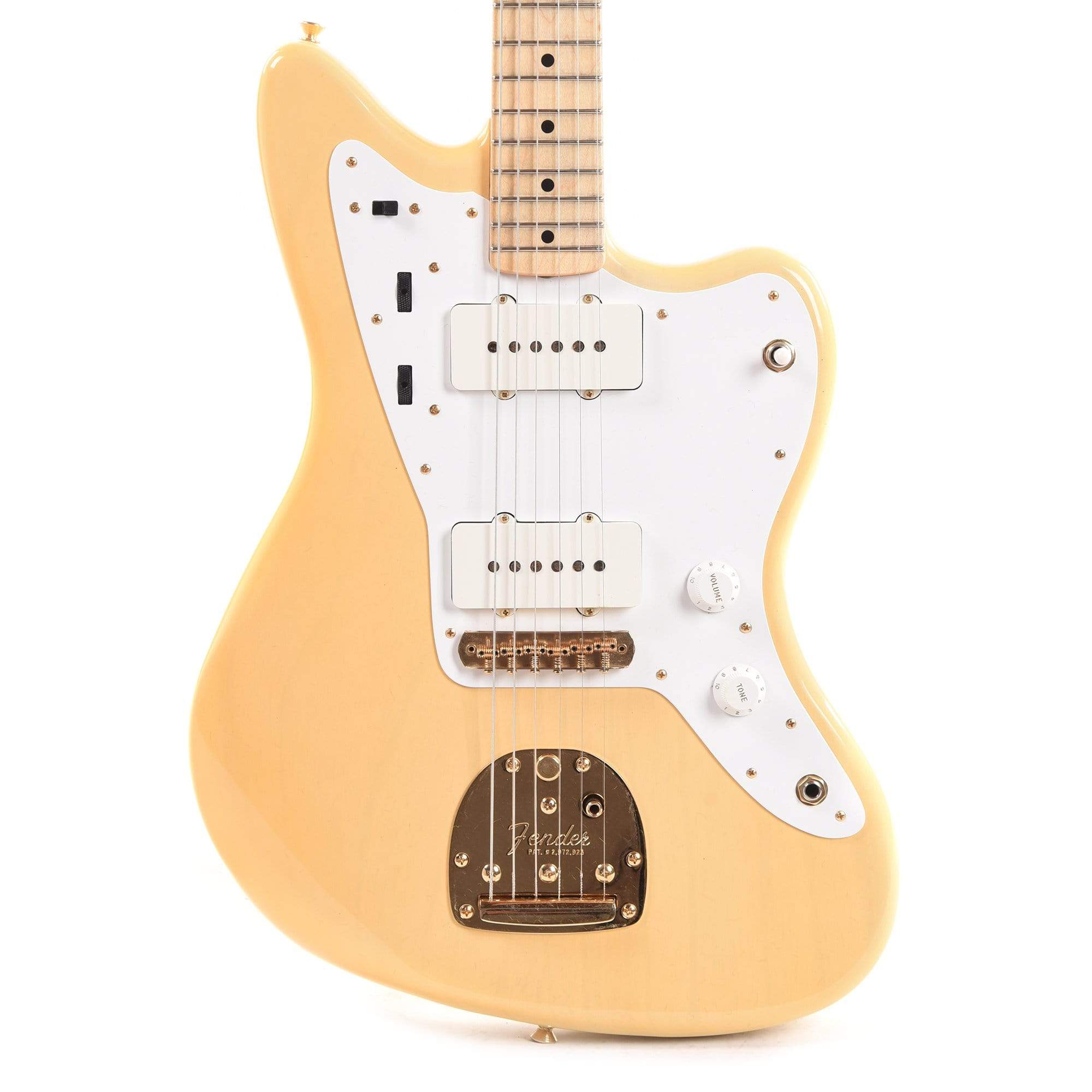 Fender Custom Shop 1958 Jazzmaster Deluxe Closet Classic Ash Super Aged White Blonde w/Gold Hardware & Chicago Specials Master Built By Dennis Galuszka Electric Guitars / Solid Body