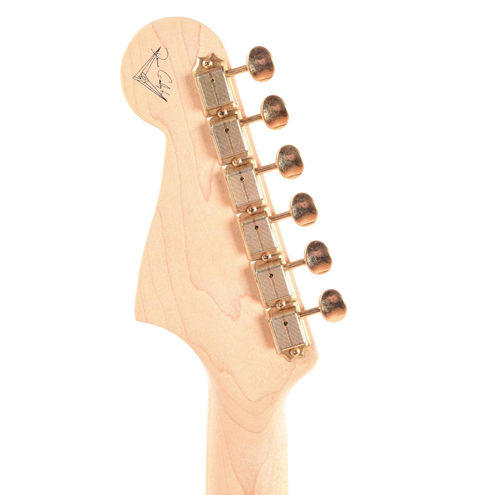 Fender Custom Shop 1958 Jazzmaster Deluxe Closet Classic Ash Super Aged White Blonde w/Gold Hardware & Chicago Specials Master Built By Dennis Galuszka Electric Guitars / Solid Body