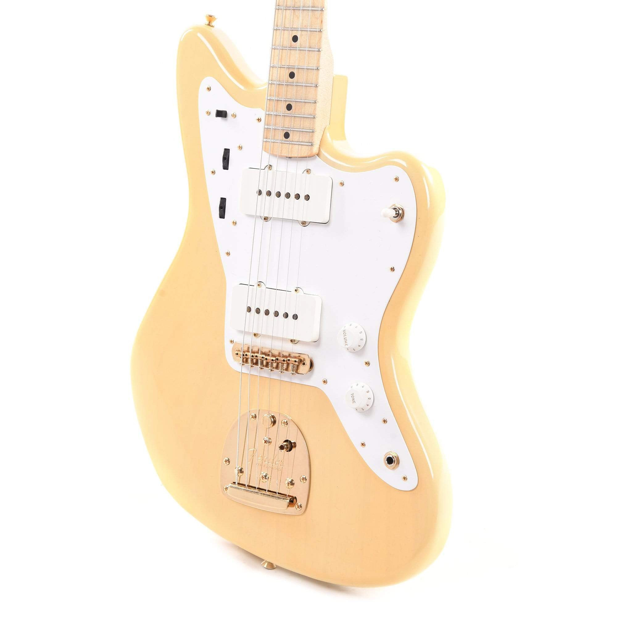Fender Custom Shop 1958 Jazzmaster Deluxe Closet Classic Ash Super Aged White Blonde w/Gold Hardware & Chicago Specials Master Built By Dennis Galuszka Electric Guitars / Solid Body