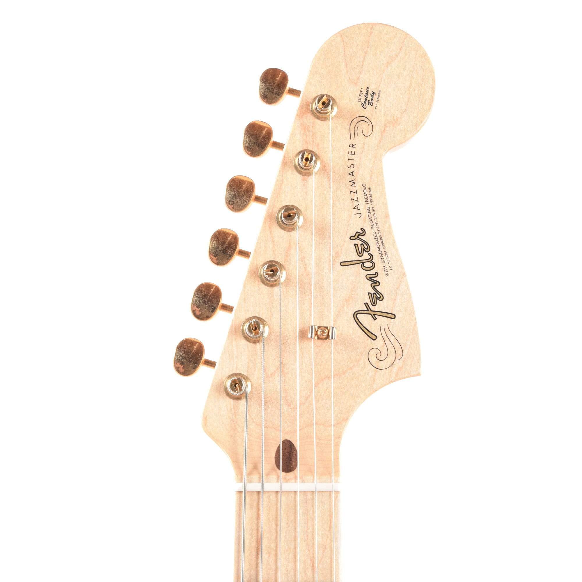 Fender Custom Shop 1958 Jazzmaster Deluxe Closet Classic Ash Super Aged White Blonde w/Gold Hardware & Chicago Specials Master Built By Dennis Galuszka Electric Guitars / Solid Body