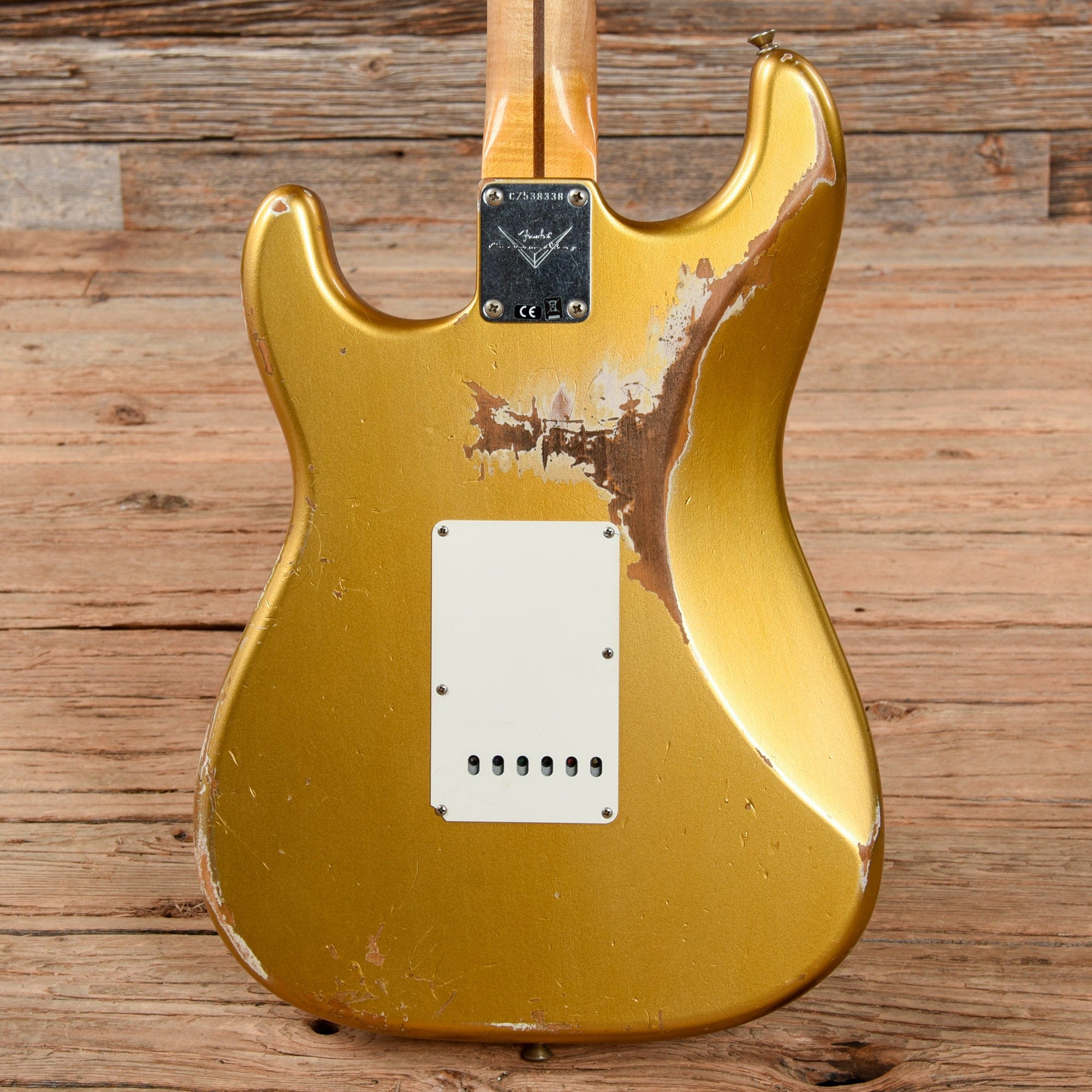 Fender Custom Shop 1958 Stratocaster Heavy Relic Aged HLE Gold 2019 Electric Guitars / Solid Body