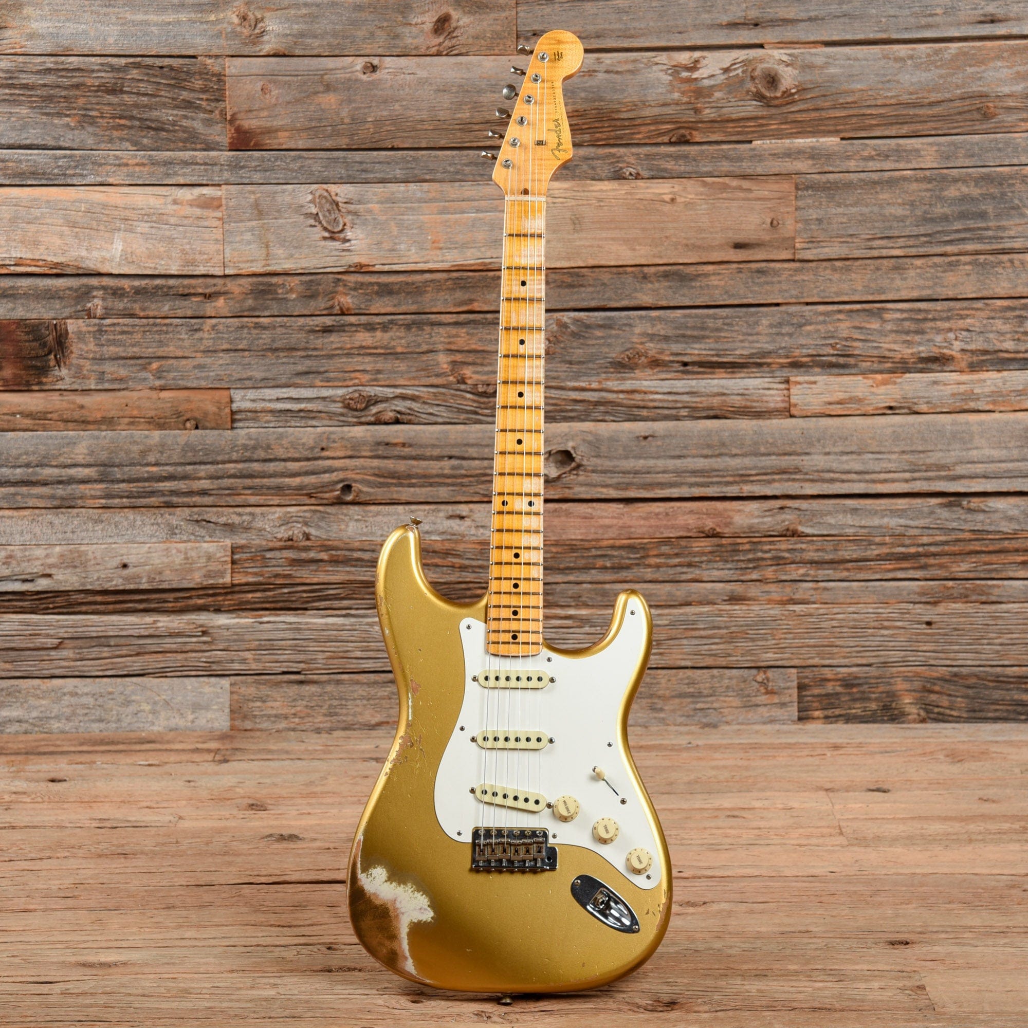 Fender Custom Shop 1958 Stratocaster Heavy Relic Aged HLE Gold 2019 Electric Guitars / Solid Body