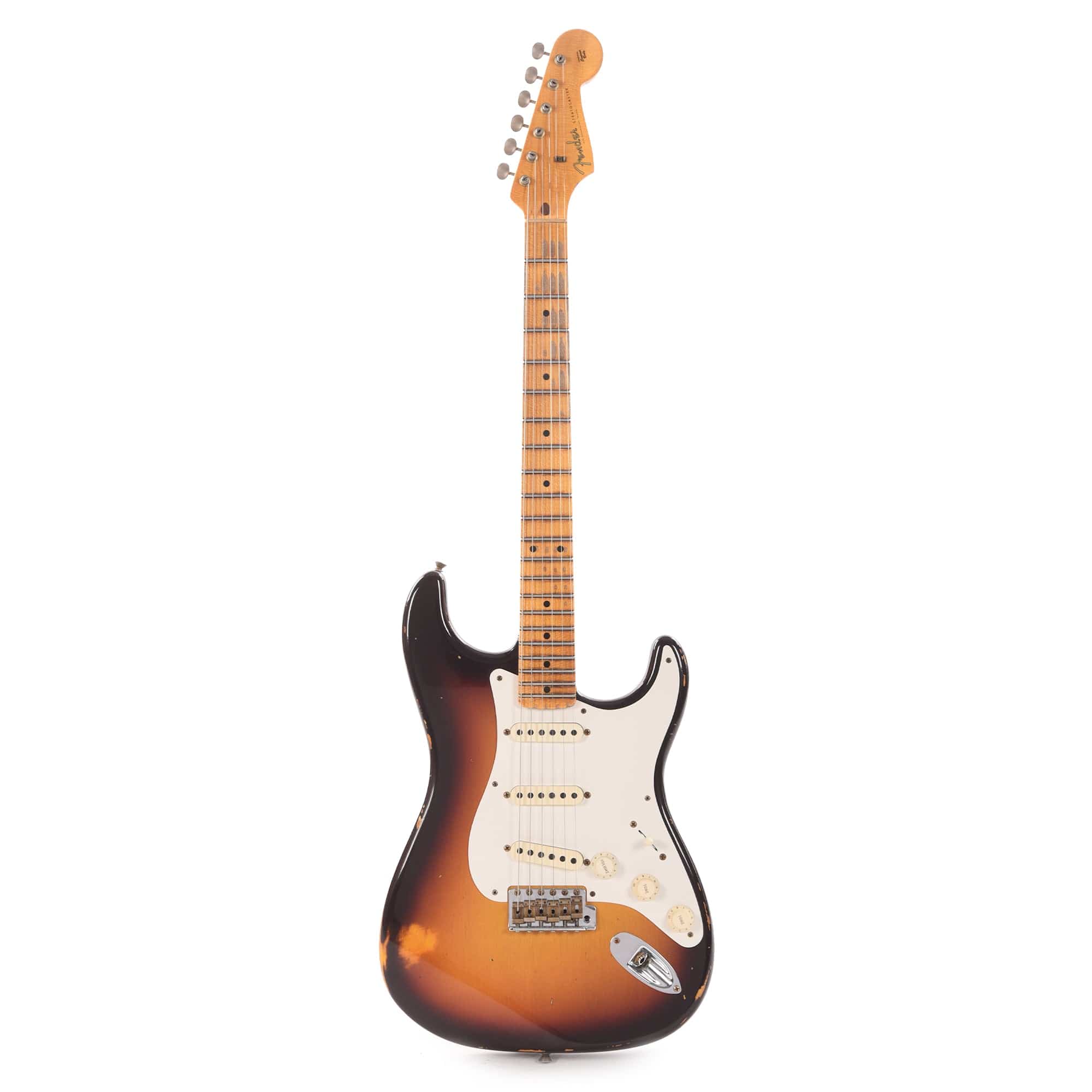 Fender Custom Shop 1958 Stratocaster Relic Faded Aged 3-Color Sunburst Electric Guitars / Solid Body