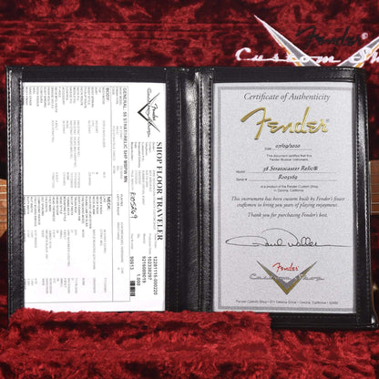 Fender Custom Shop 1958 Stratocaster Relic Shell Pink Master Built By Paul Waller Electric Guitars / Solid Body