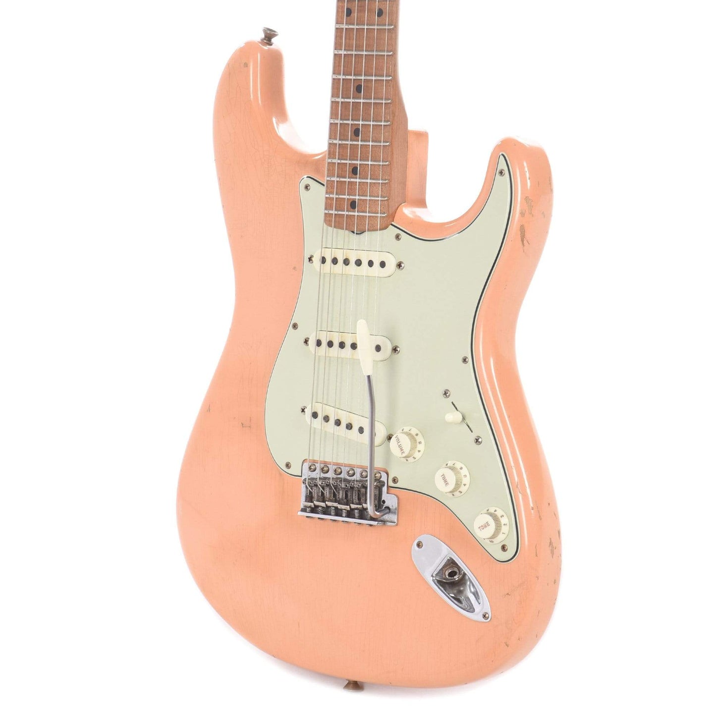 Fender Custom Shop 1958 Stratocaster Relic Shell Pink Master Built By Paul Waller Electric Guitars / Solid Body