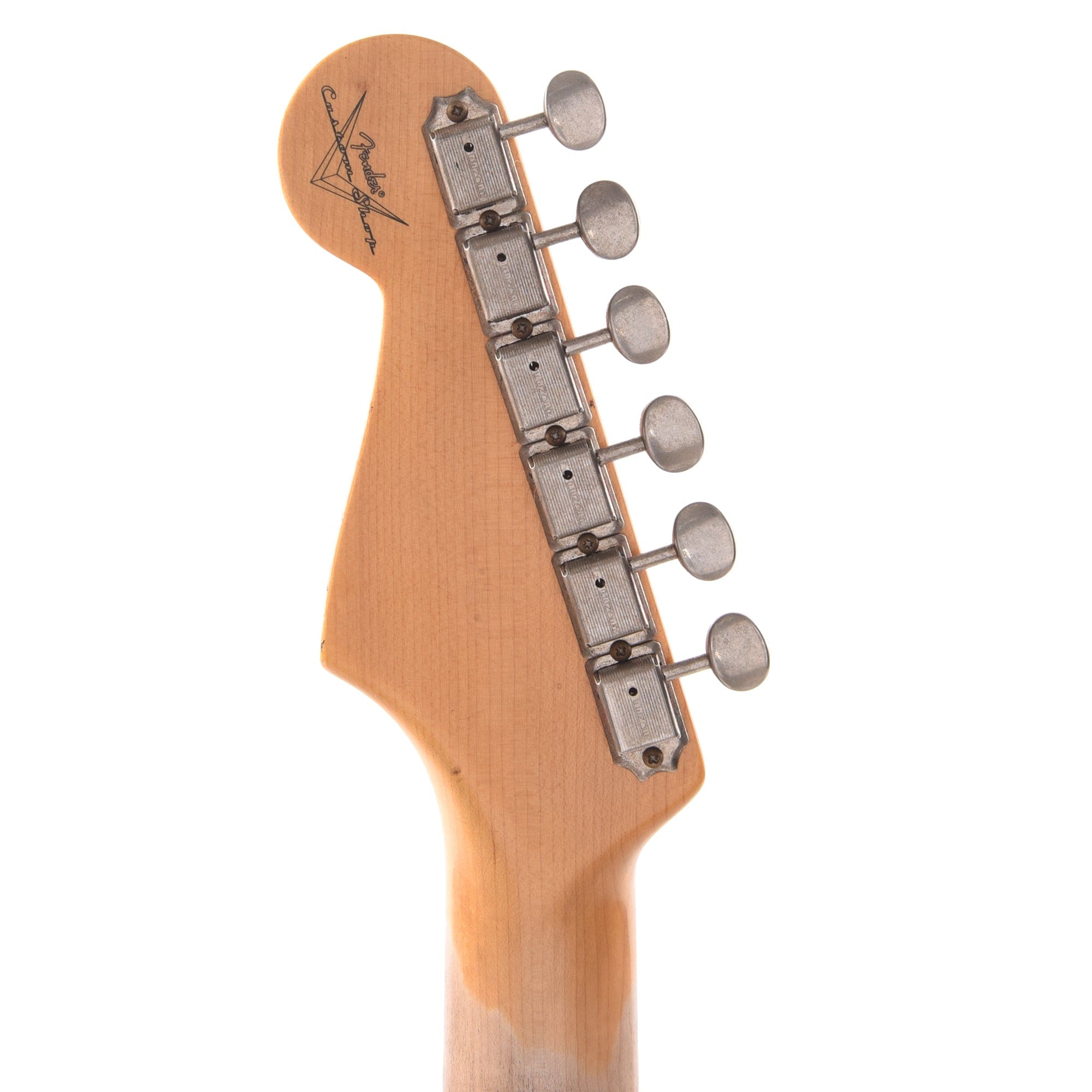 Fender Custom Shop 1958 Stratocaster Relic Super Faded Aged Surf Green Electric Guitars / Solid Body