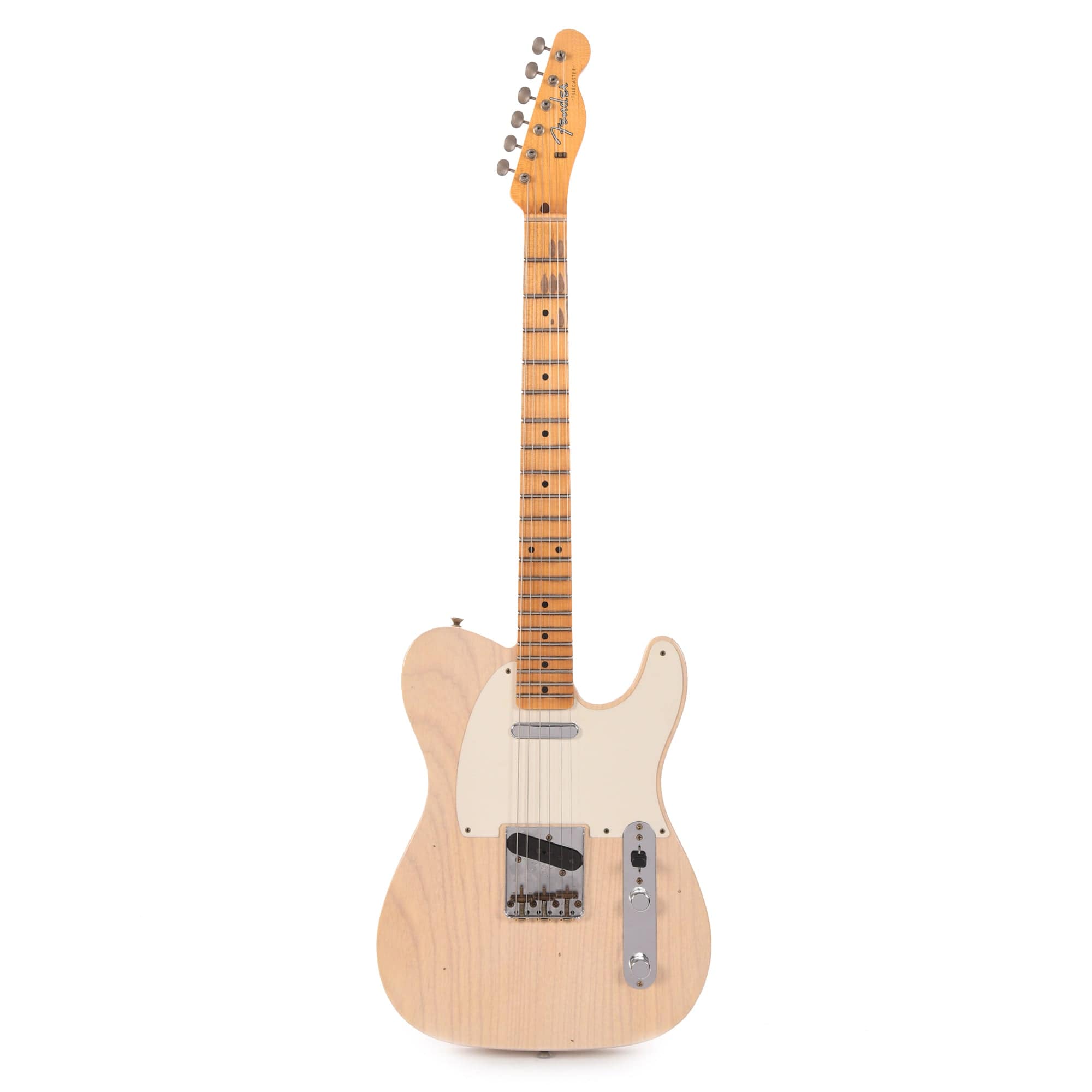 Fender Custom Shop 1958 Telecaster Journeyman Relic Aged White Blonde Electric Guitars / Solid Body
