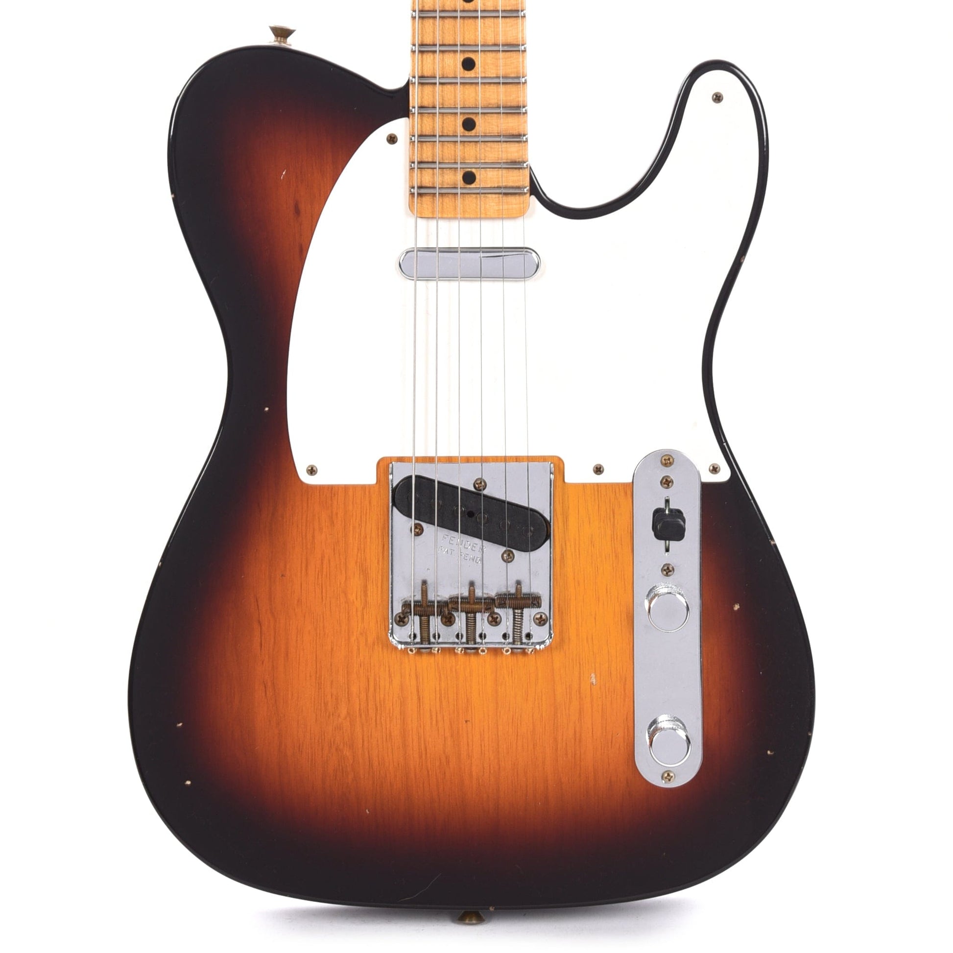Fender Custom Shop 1958 Telecaster Journeyman Relic Wide-Fade 3-Color Sunburst Electric Guitars / Solid Body