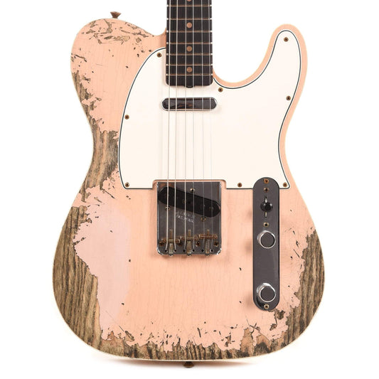 Fender Custom Shop 1959 Custom Telecaster "Chicago Special" Ash Super Heavy Relic Faded/Aged Shell Pink Electric Guitars / Solid Body