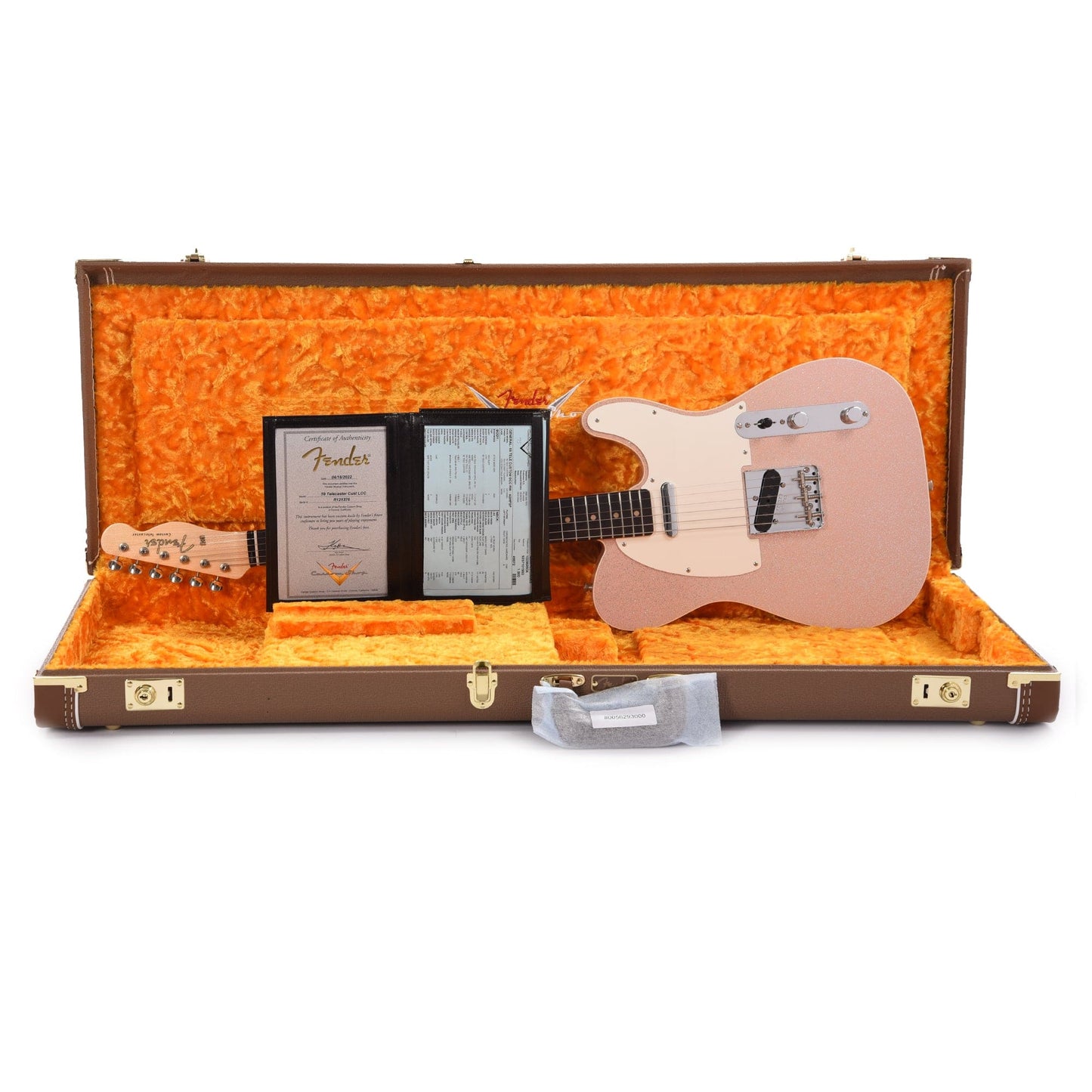 Fender Custom Shop 1959 Custom Telecaster "Chicago Special" Deluxe Closet Classic Aged Shell Pink Sparkle Electric Guitars / Solid Body