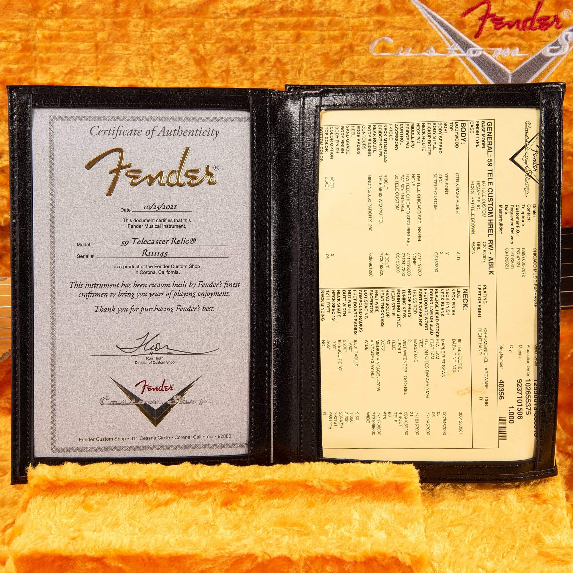 Fender Custom Shop 1959 Custom Telecaster 