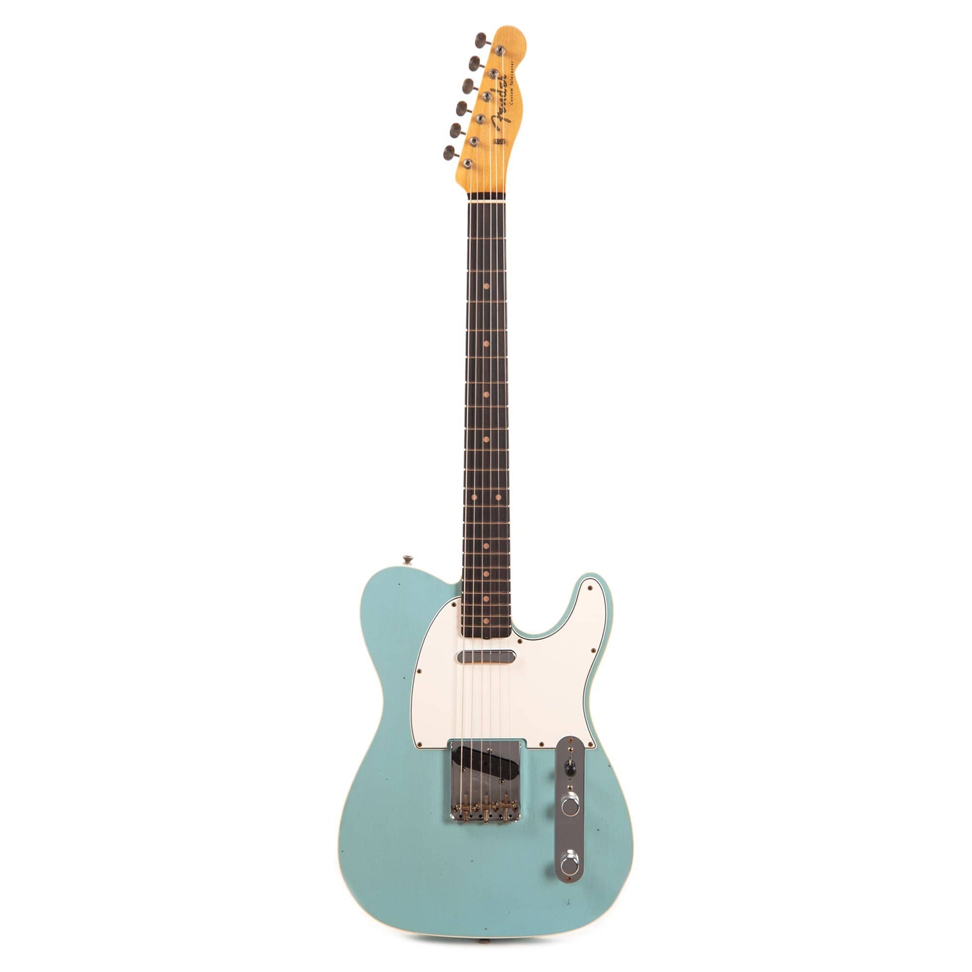 Fender Custom Shop 1959 Custom Telecaster "Chicago Special" Journeyman Aged Daphne Blue Electric Guitars / Solid Body