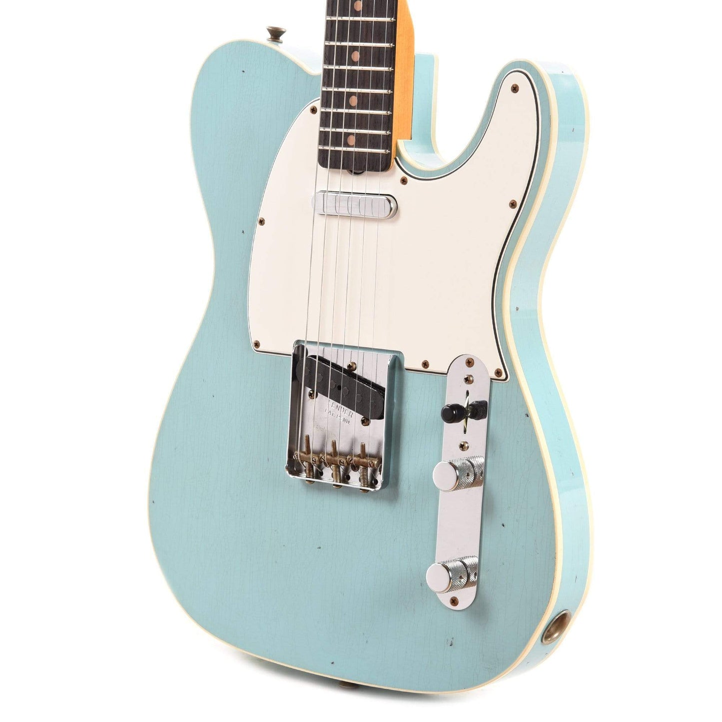 Fender Custom Shop 1959 Custom Telecaster "Chicago Special" Journeyman Aged Daphne Blue Electric Guitars / Solid Body