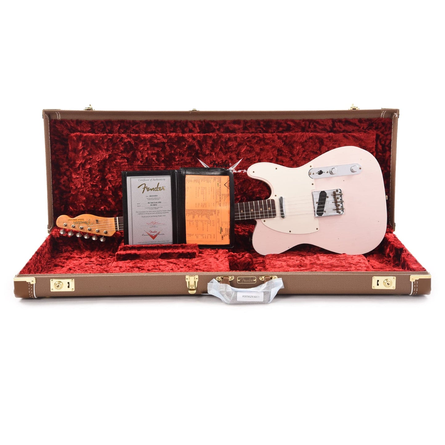 Fender Custom Shop 1959 Custom Telecaster "Chicago Special" Journeyman Faded Shell Pink w/Roasted Alder Body & 3A Birdseye Maple Neck Electric Guitars / Solid Body