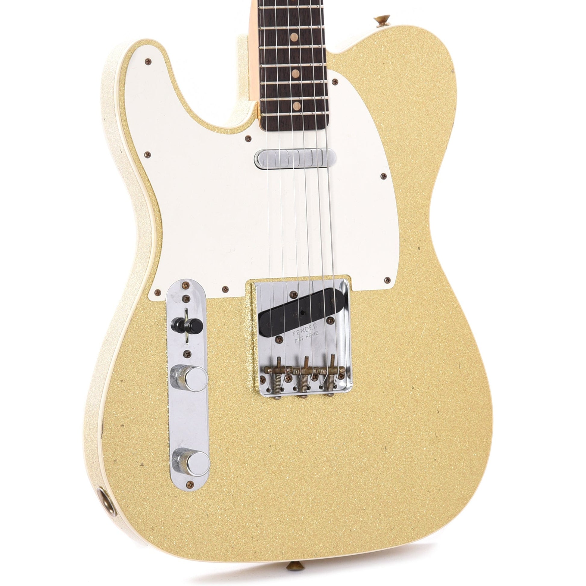 Fender Custom Shop 1959 Custom Telecaster "Chicago Special" LEFTY Relic Aged Gold Sparkle Electric Guitars / Solid Body