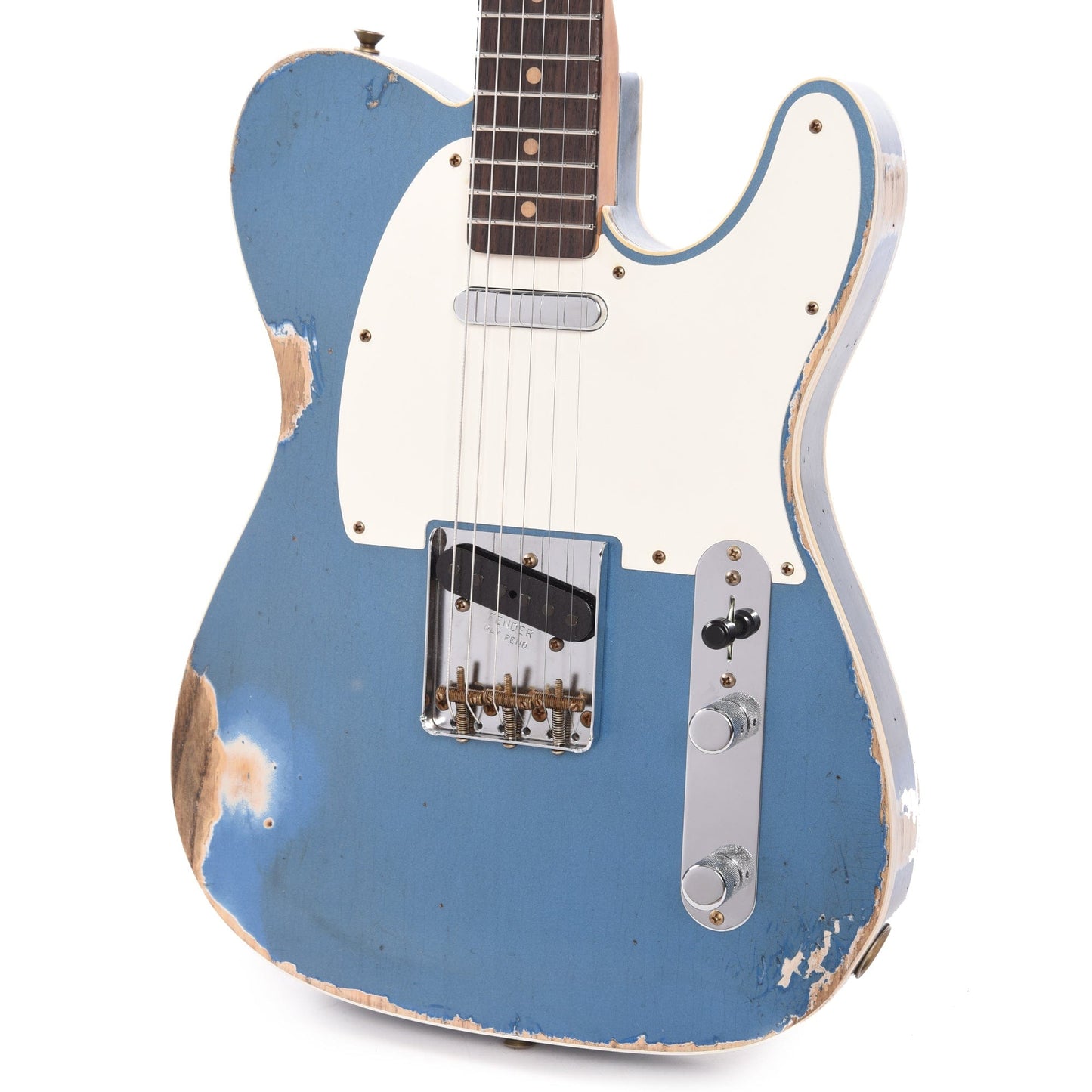 Fender Custom Shop 1959 Custom Telecaster "Chicago Special" Relic Aged Lake Placid Blue Electric Guitars / Solid Body