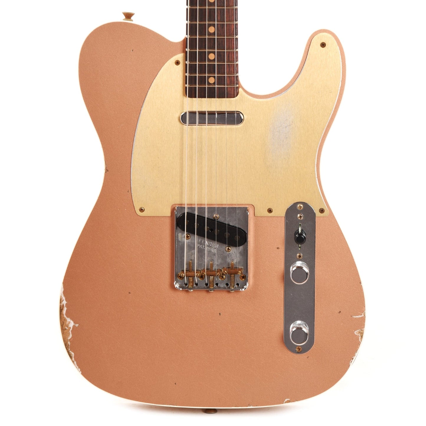 Fender Custom Shop 1959 Custom Telecaster "Chicago Special" Relic Copper Metallic w/Gold Anodized Pickguard Electric Guitars / Solid Body