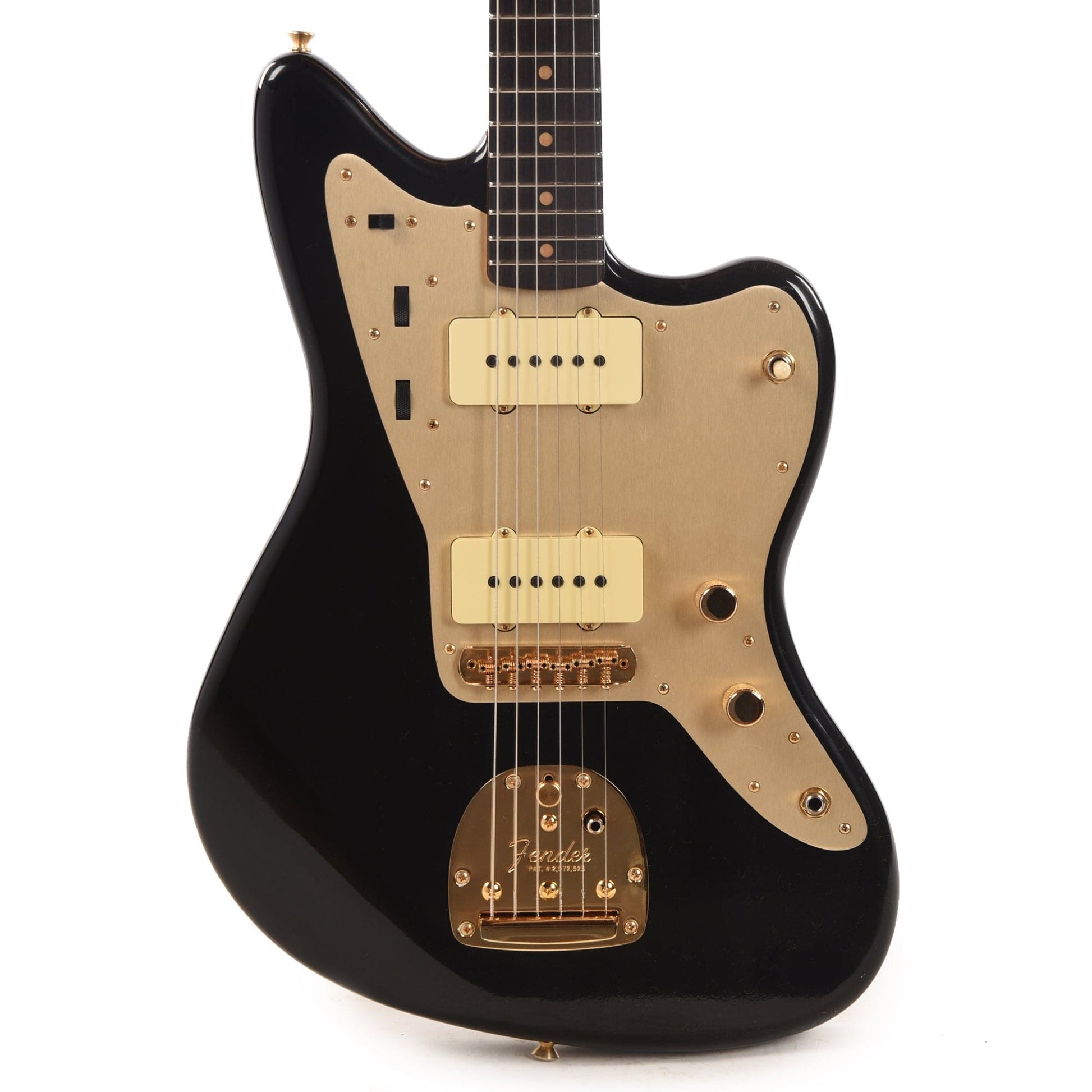 Fender Custom Shop 1959 Jazzmaster "Chicago Special" Deluxe Closet Classic Aged Black w/Gold Hardware Electric Guitars / Solid Body