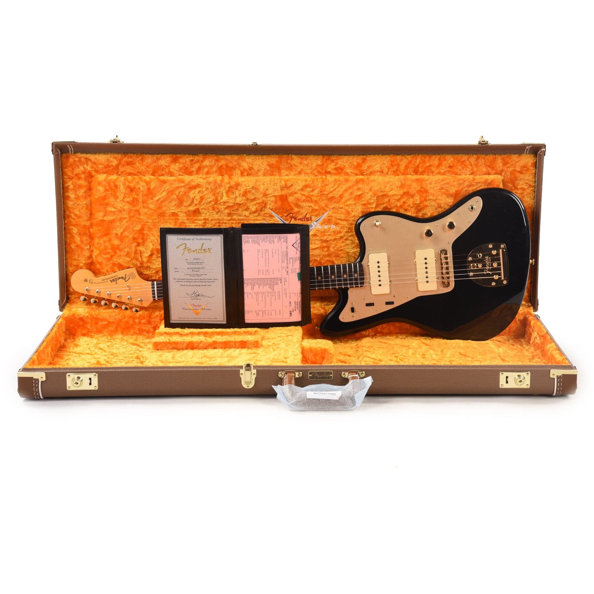 Fender Custom Shop 1959 Jazzmaster "Chicago Special" Deluxe Closet Classic Aged Black w/Gold Hardware Electric Guitars / Solid Body