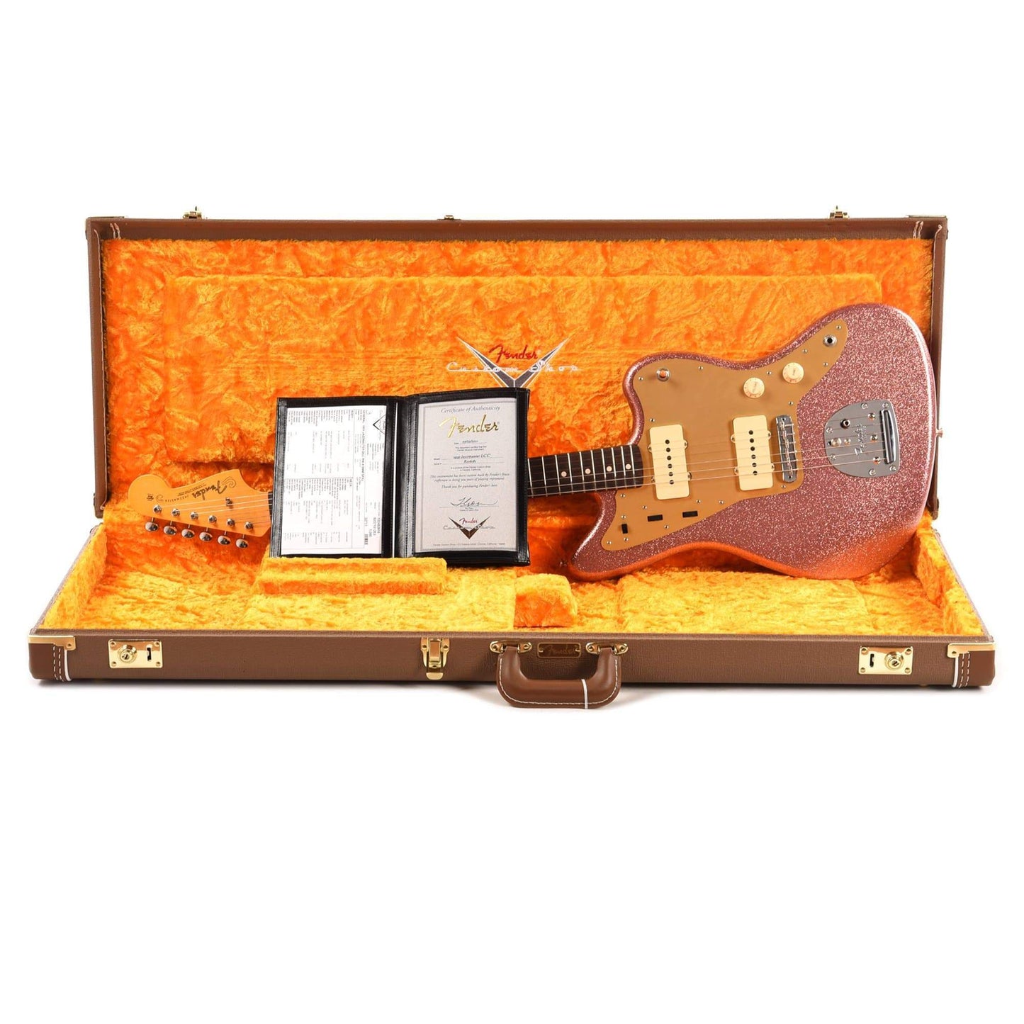 Fender Custom Shop 1959 Jazzmaster "Chicago Special" Deluxe Closet Classic Aged Burgundy Mist Sparkle Electric Guitars / Solid Body