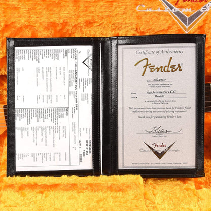 Fender Custom Shop 1959 Jazzmaster "Chicago Special" Deluxe Closet Classic Aged Burgundy Mist Sparkle Electric Guitars / Solid Body