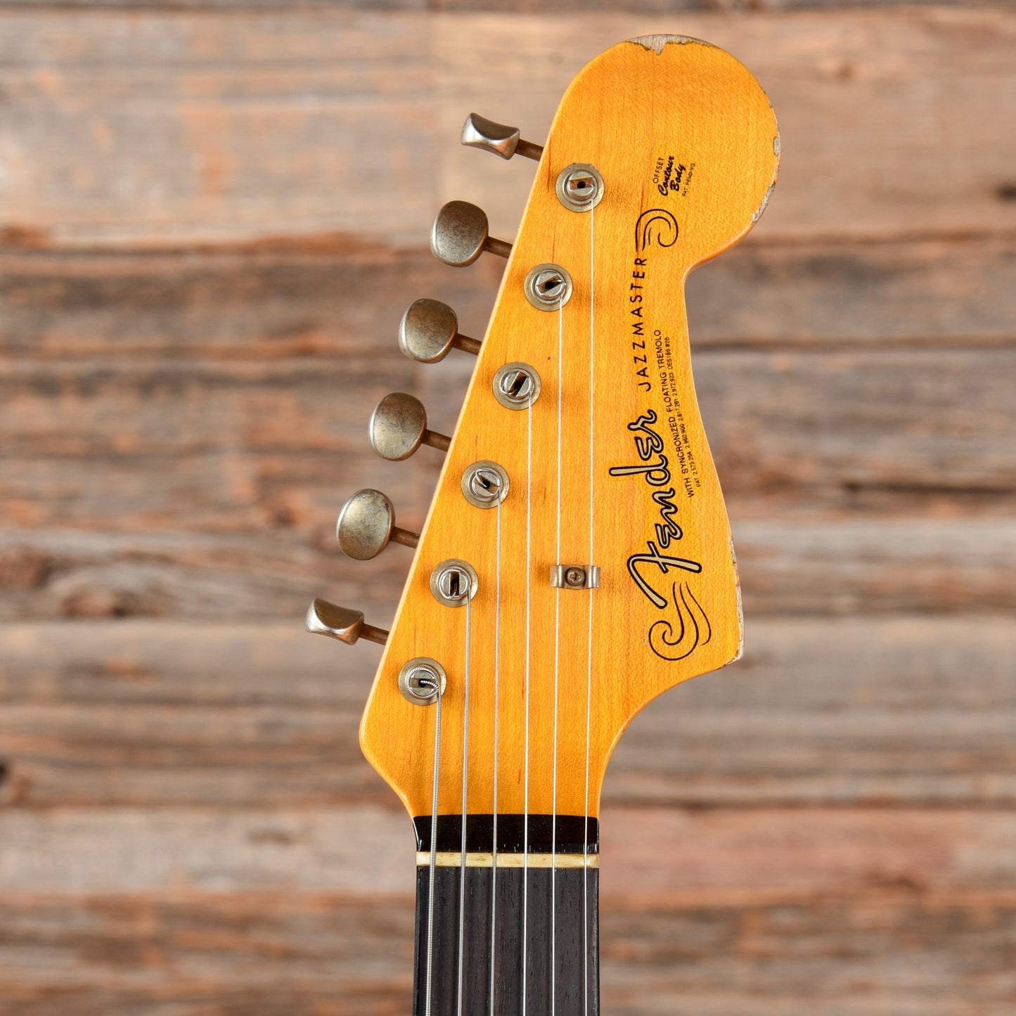 Fender Custom Shop 1959 Jazzmaster "Chicago Special" Heavy Relic Aged Black Aged Black 2021 Electric Guitars / Solid Body