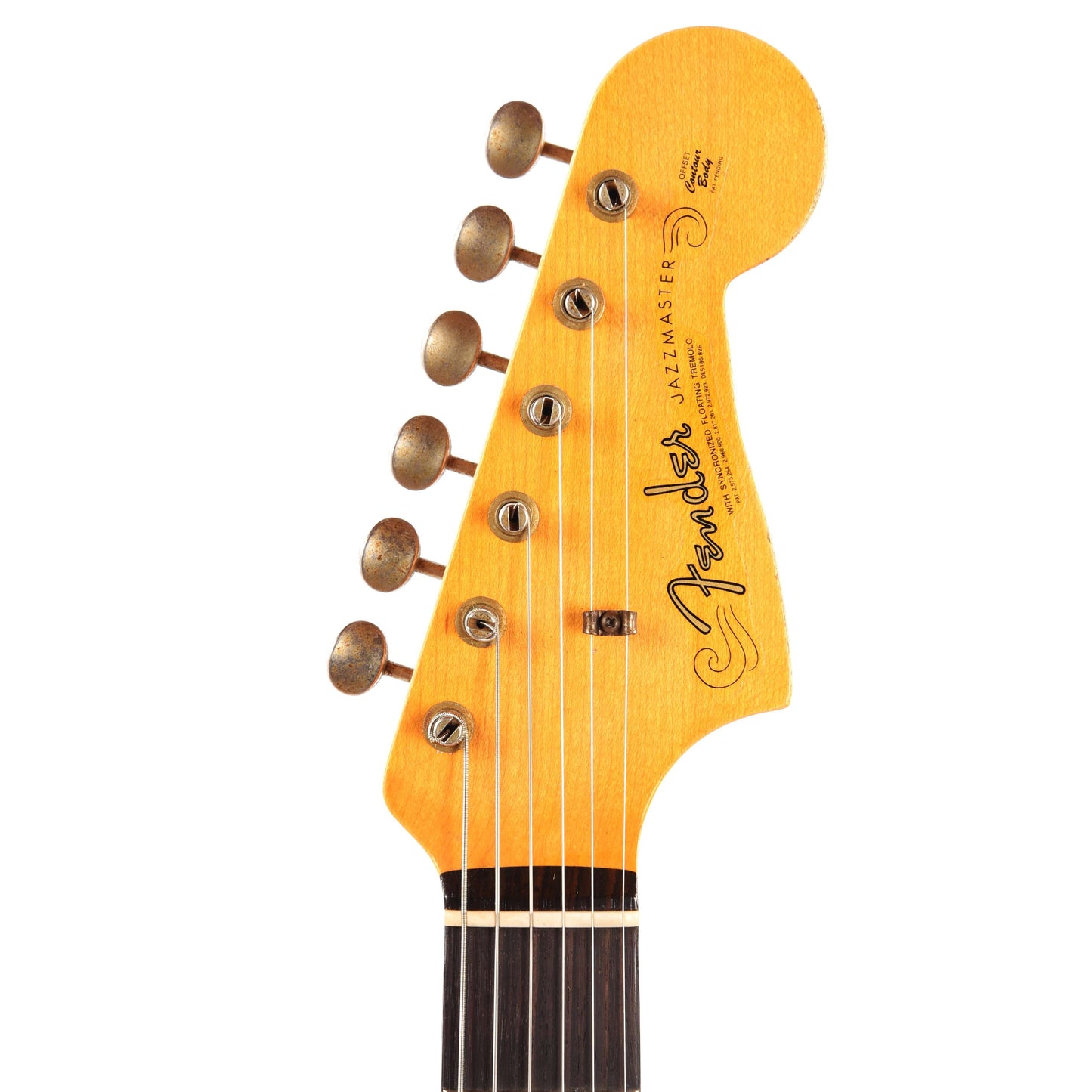 Fender Custom Shop 1959 Jazzmaster "Chicago Special" Journeyman Aged Ebony Transparent Electric Guitars / Solid Body