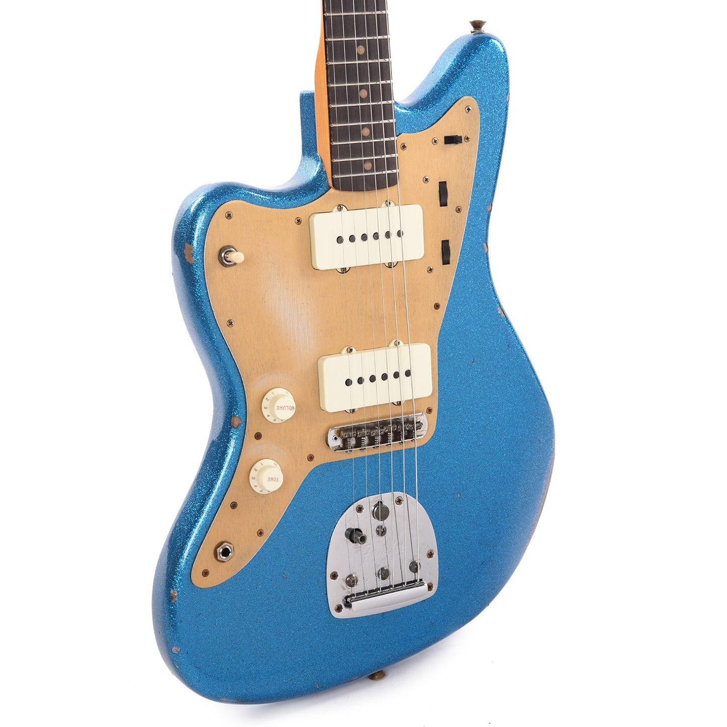 Fender Custom Shop 1959 Jazzmaster "Chicago Special" LEFTY Relic Super Aged Blue Sparkle Electric Guitars / Solid Body