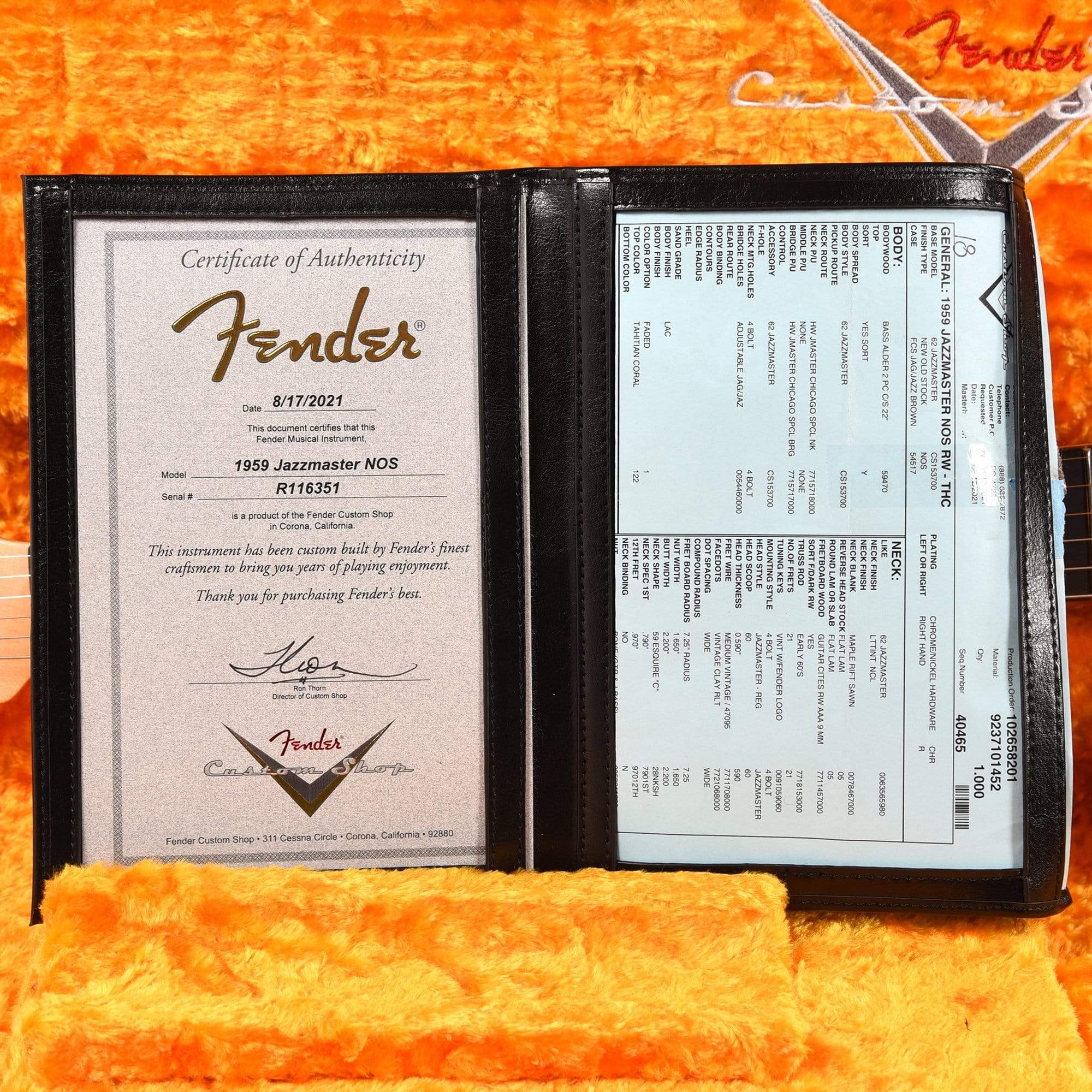 Fender Custom Shop 1959 Jazzmaster 