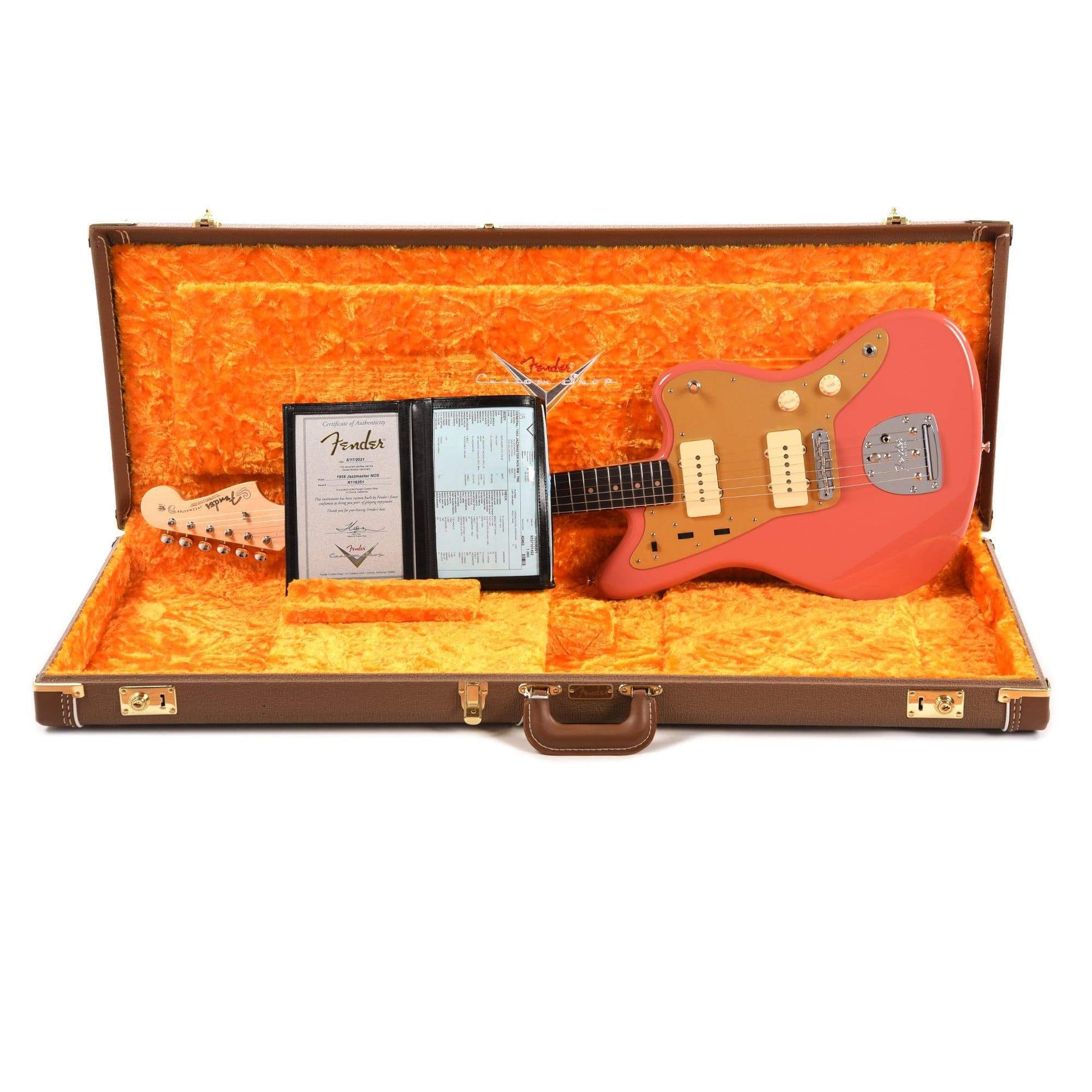 Fender Custom Shop 1959 Jazzmaster "Chicago Special" NOS Faded Tahitian Coral Electric Guitars / Solid Body