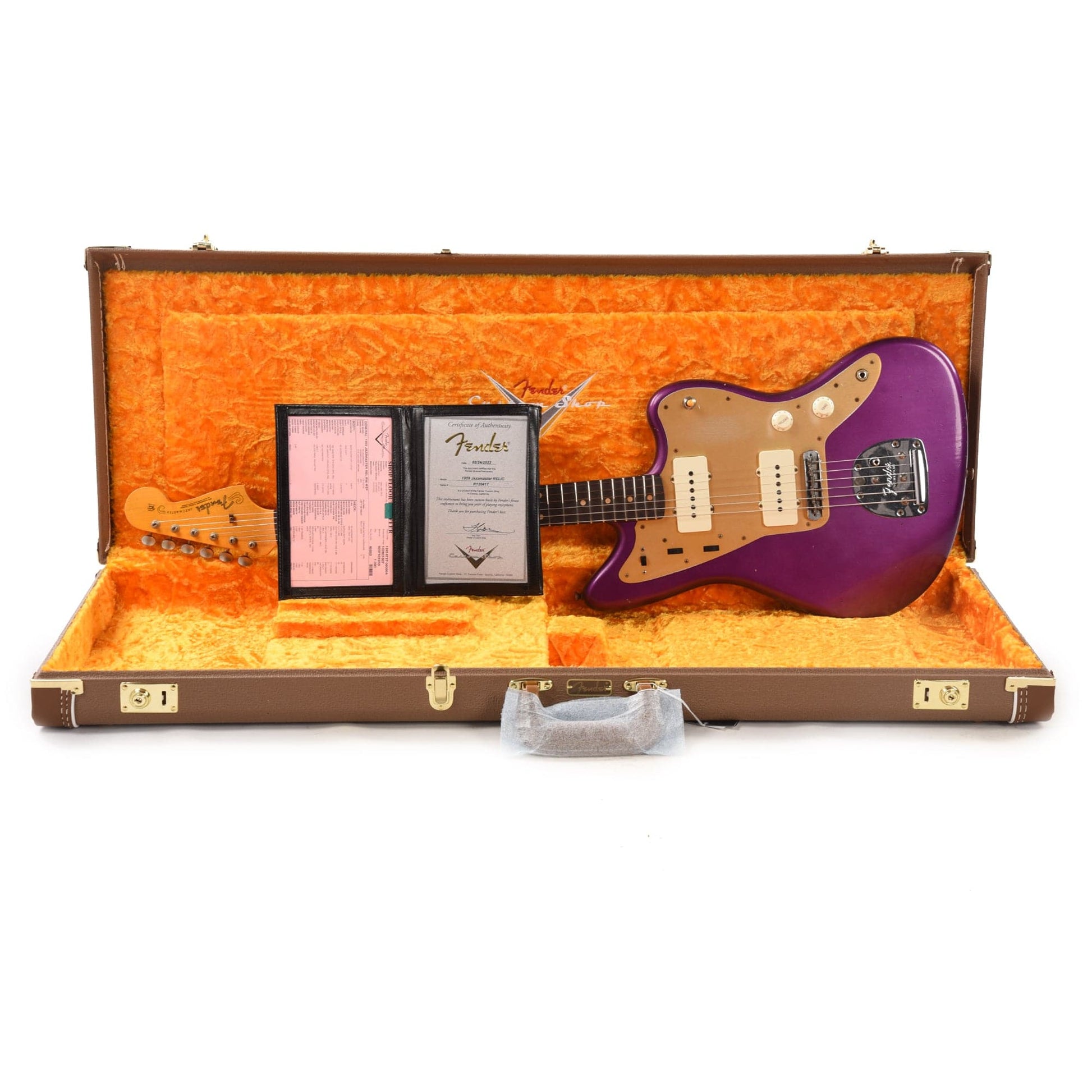 Fender Custom Shop 1959 Jazzmaster "Chicago Special" Relic Metallic Purple Electric Guitars / Solid Body