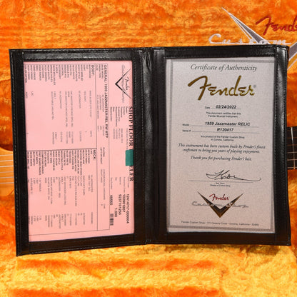 Fender Custom Shop 1959 Jazzmaster "Chicago Special" Relic Metallic Purple Electric Guitars / Solid Body