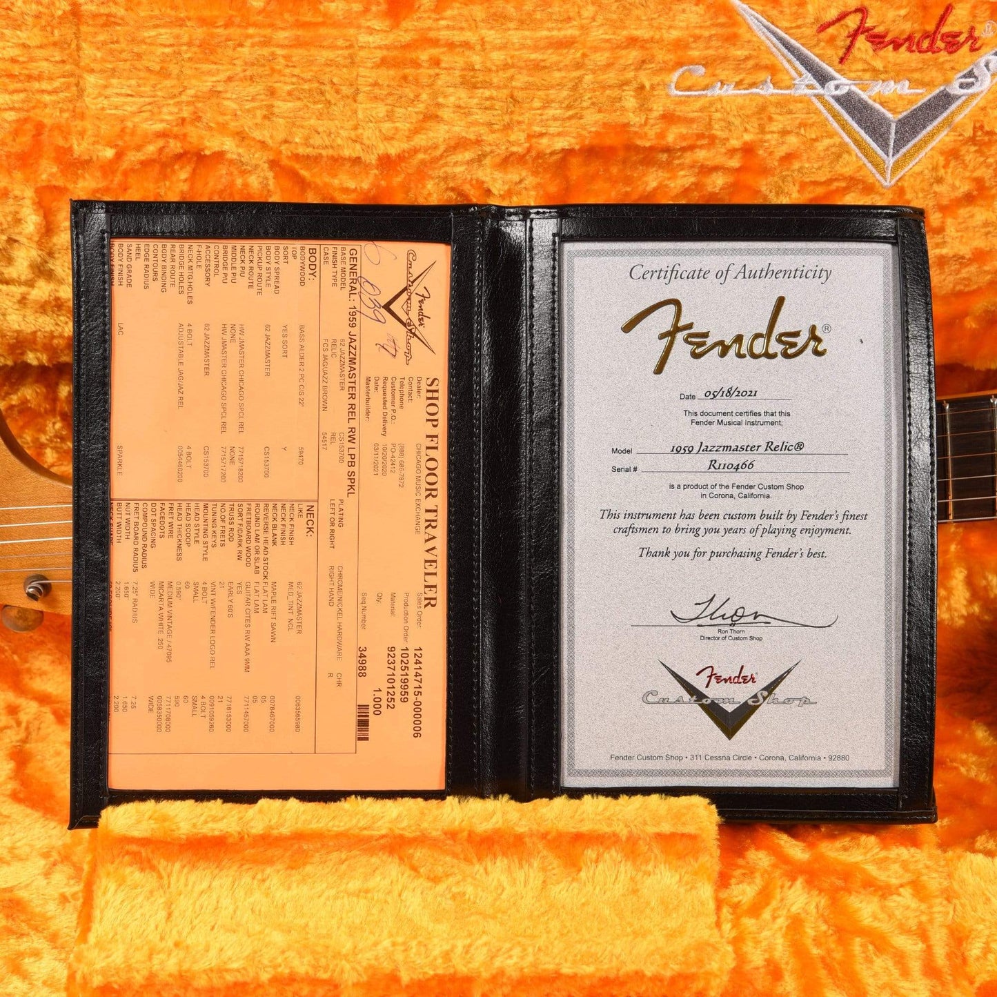 Fender Custom Shop 1959 Jazzmaster "Chicago Special" Relic Super Aged Dark Lake Placid Blue Sparkle Electric Guitars / Solid Body