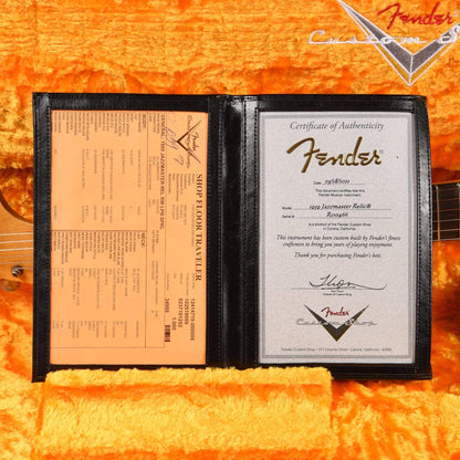 Fender Custom Shop 1959 Jazzmaster "Chicago Special" Relic Super Aged Dark Lake Placid Blue Sparkle Electric Guitars / Solid Body