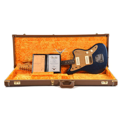 Fender Custom Shop 1959 Jazzmaster "Chicago Special" Relic Super Aged Dark Lake Placid Blue Sparkle Electric Guitars / Solid Body