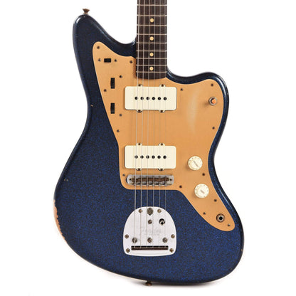 Fender Custom Shop 1959 Jazzmaster "Chicago Special" Relic Super Aged Dark Lake Placid Blue Sparkle Electric Guitars / Solid Body