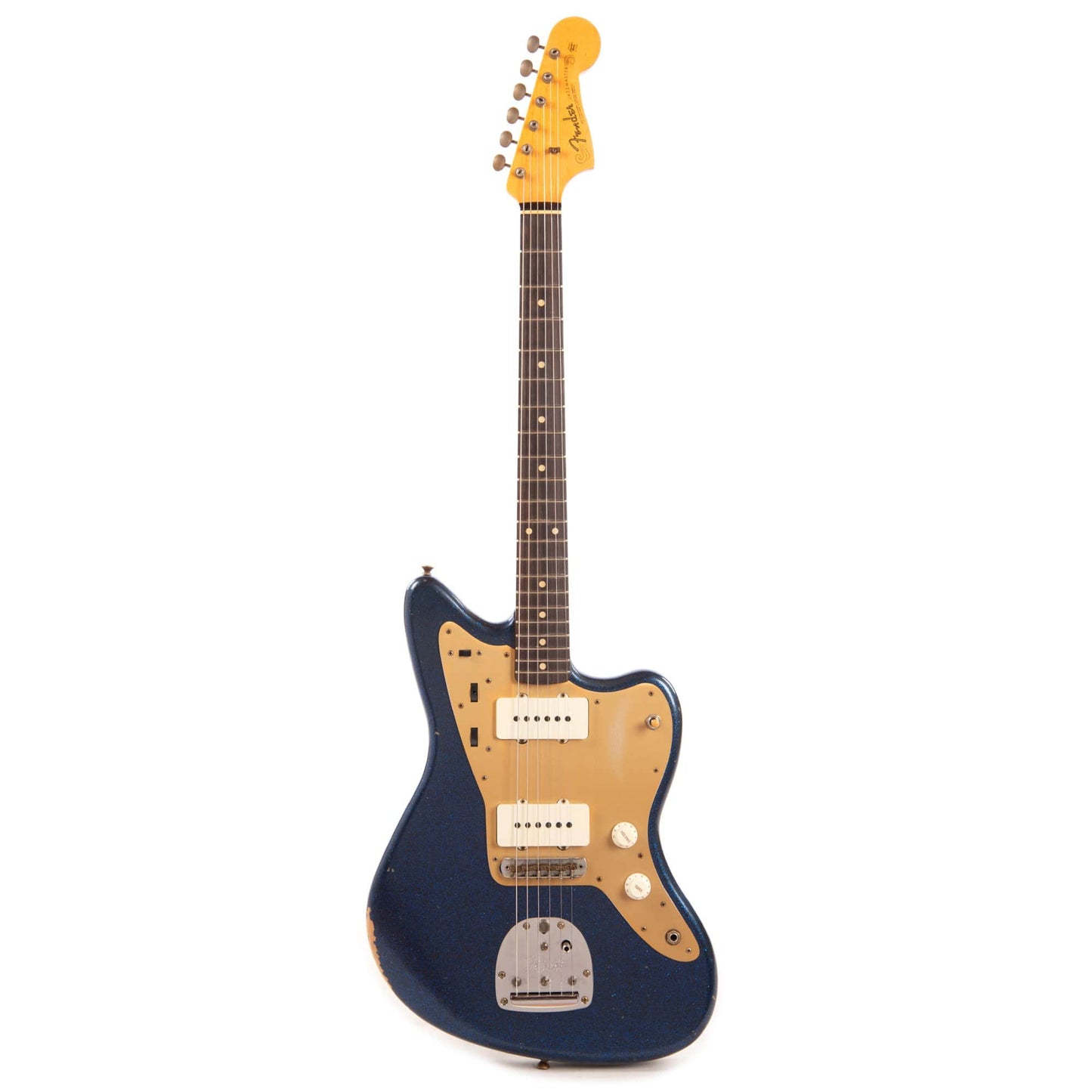 Fender Custom Shop 1959 Jazzmaster "Chicago Special" Relic Super Aged Dark Lake Placid Blue Sparkle Electric Guitars / Solid Body