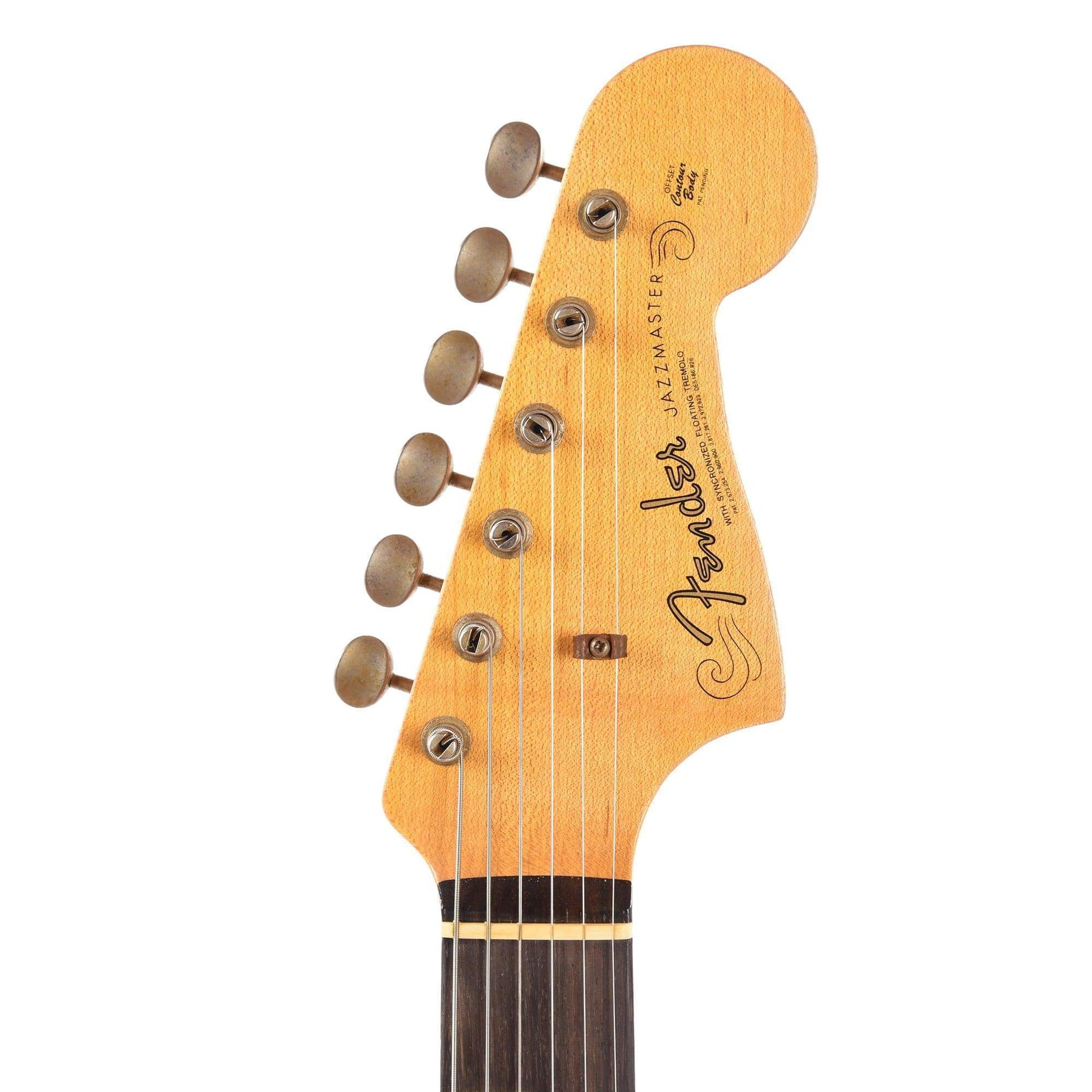 Fender Custom Shop 1959 Jazzmaster "Chicago Special" Relic Super Aged Dark Lake Placid Blue Sparkle Electric Guitars / Solid Body