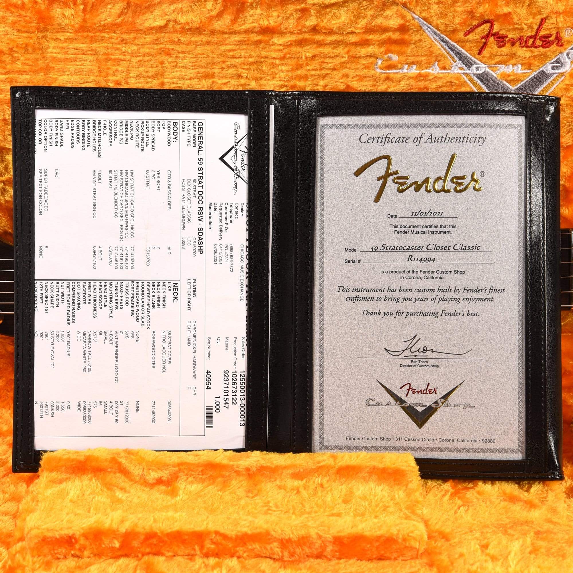 Fender Custom Shop 1959 Stratocaster 