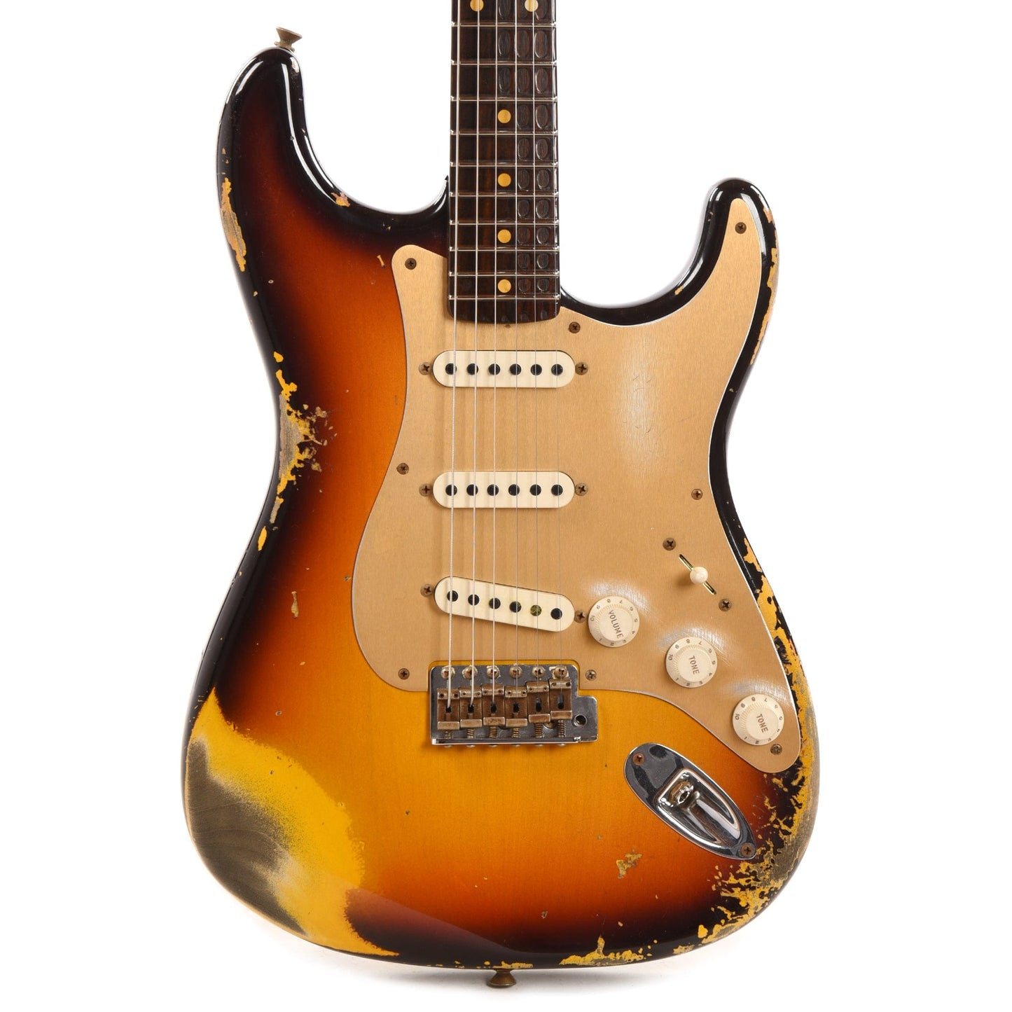 Fender Custom Shop 1959 Stratocaster "Chicago Special" Heavy Relic Faded/Aged Chocolate 3-Color Sunburst w/Rosewood Neck Electric Guitars / Solid Body