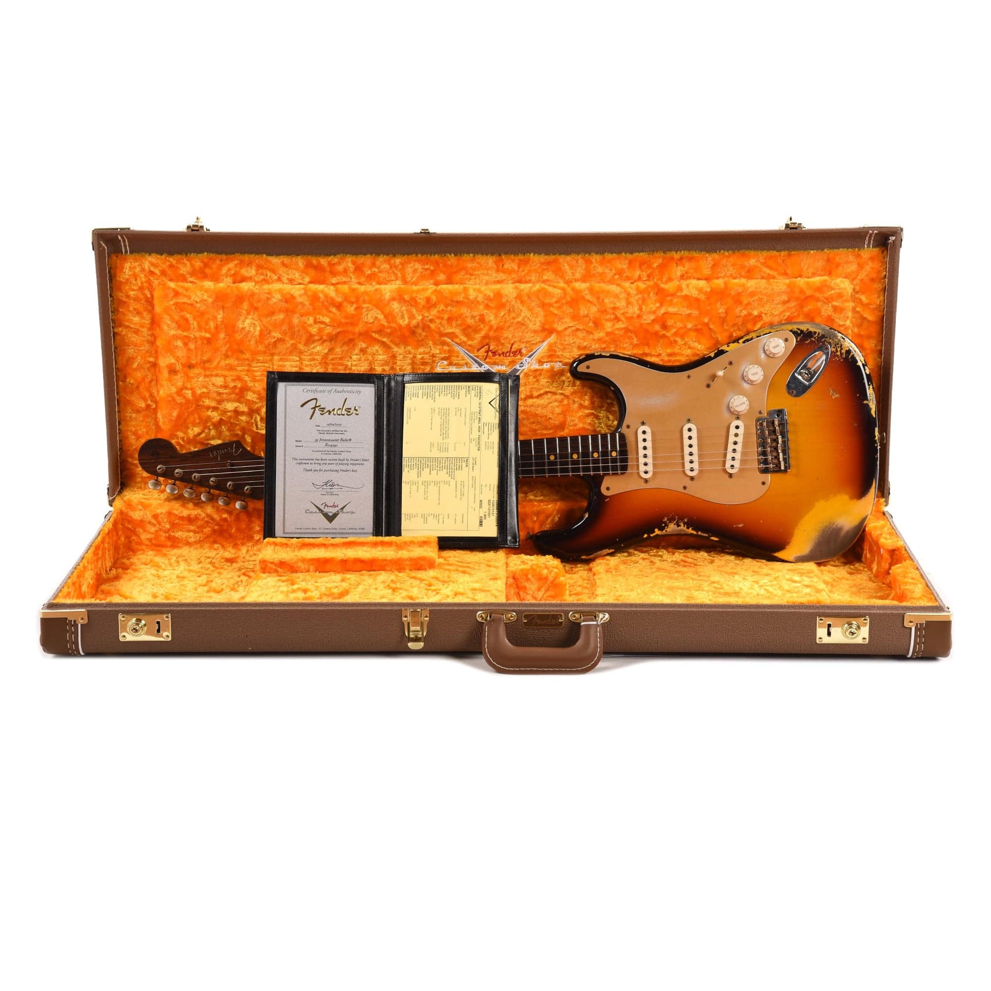 Fender Custom Shop 1959 Stratocaster "Chicago Special" Heavy Relic Faded/Aged Chocolate 3-Color Sunburst w/Rosewood Neck Electric Guitars / Solid Body