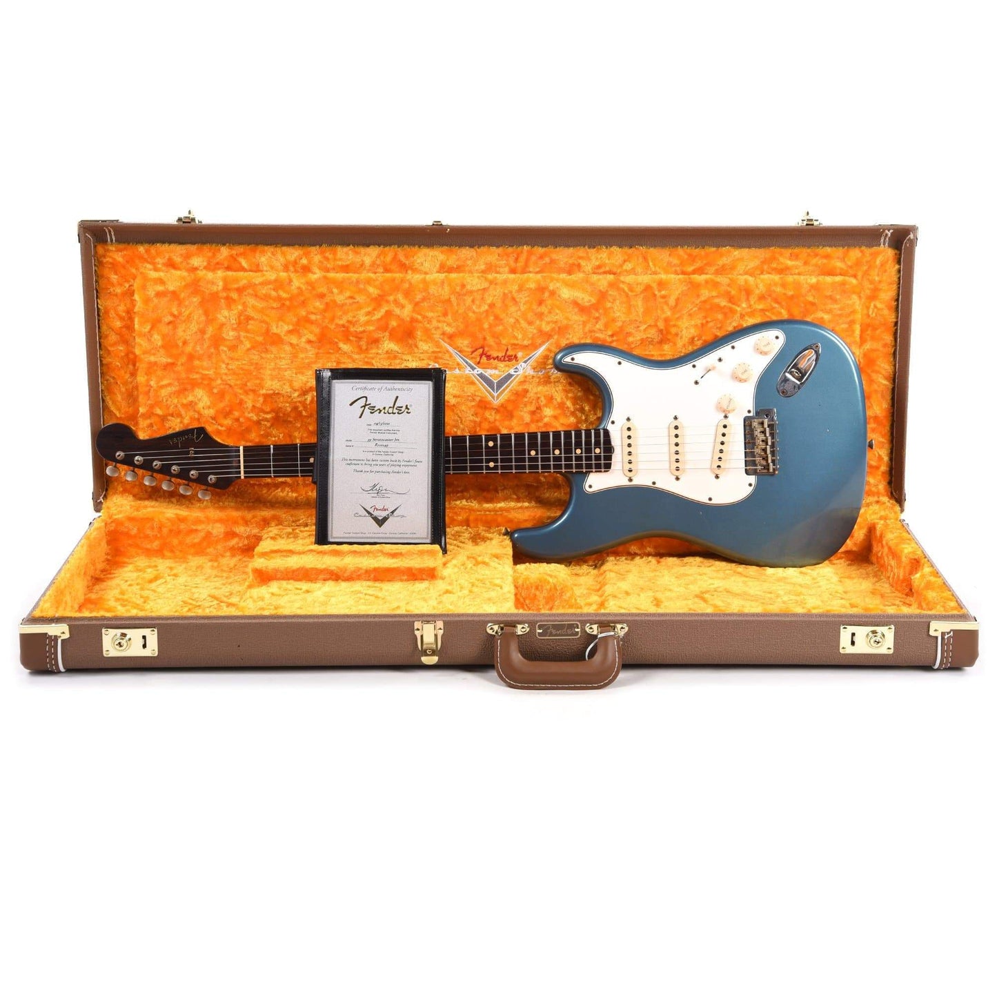 Fender Custom Shop 1959 Stratocaster "Chicago Special" Journeyman Aged Lake Placid Blue w/Rosewood Neck Electric Guitars / Solid Body