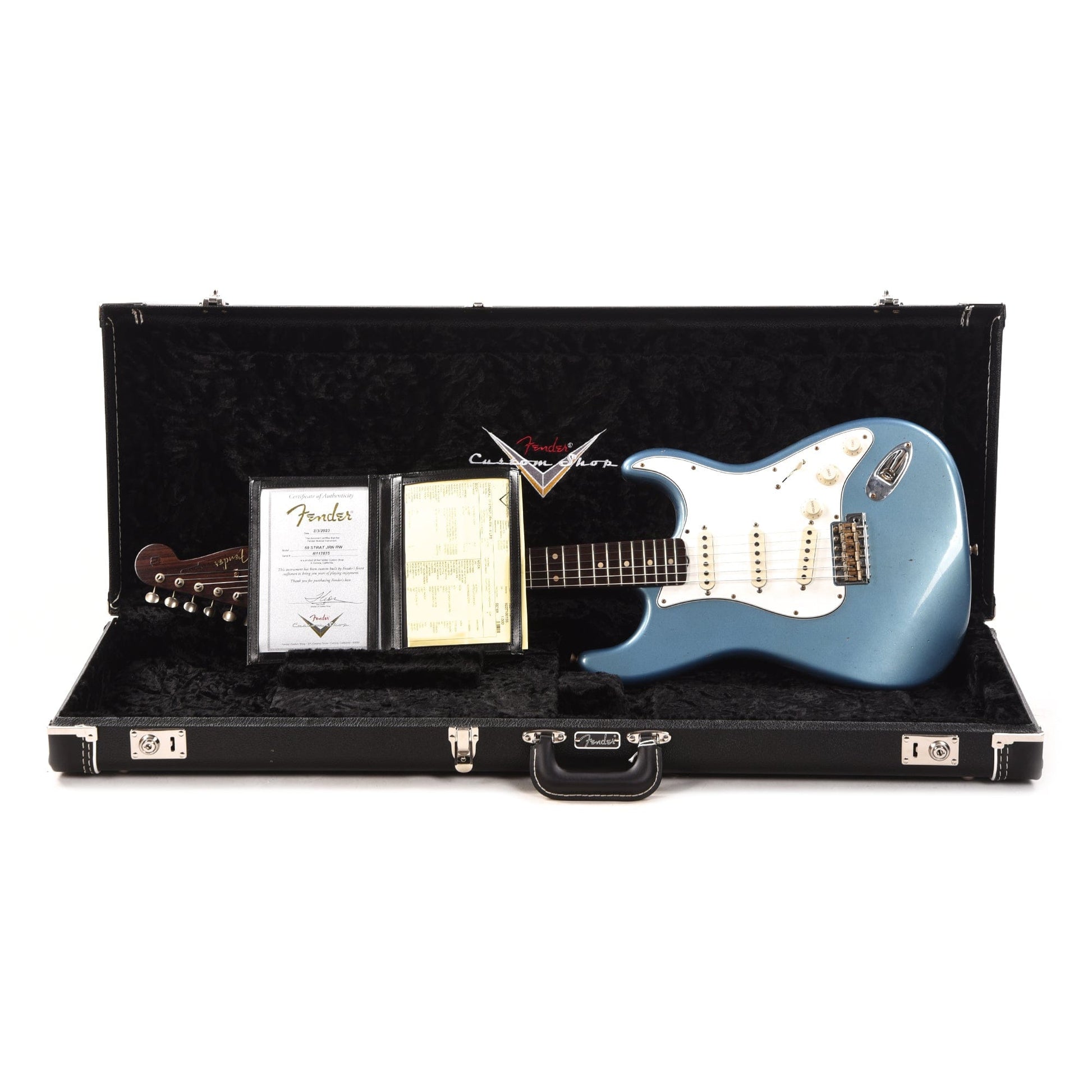Fender Custom Shop 1959 Stratocaster "Chicago Special" Journeyman Aged Lake Placid Blue w/Rosewood Neck Electric Guitars / Solid Body