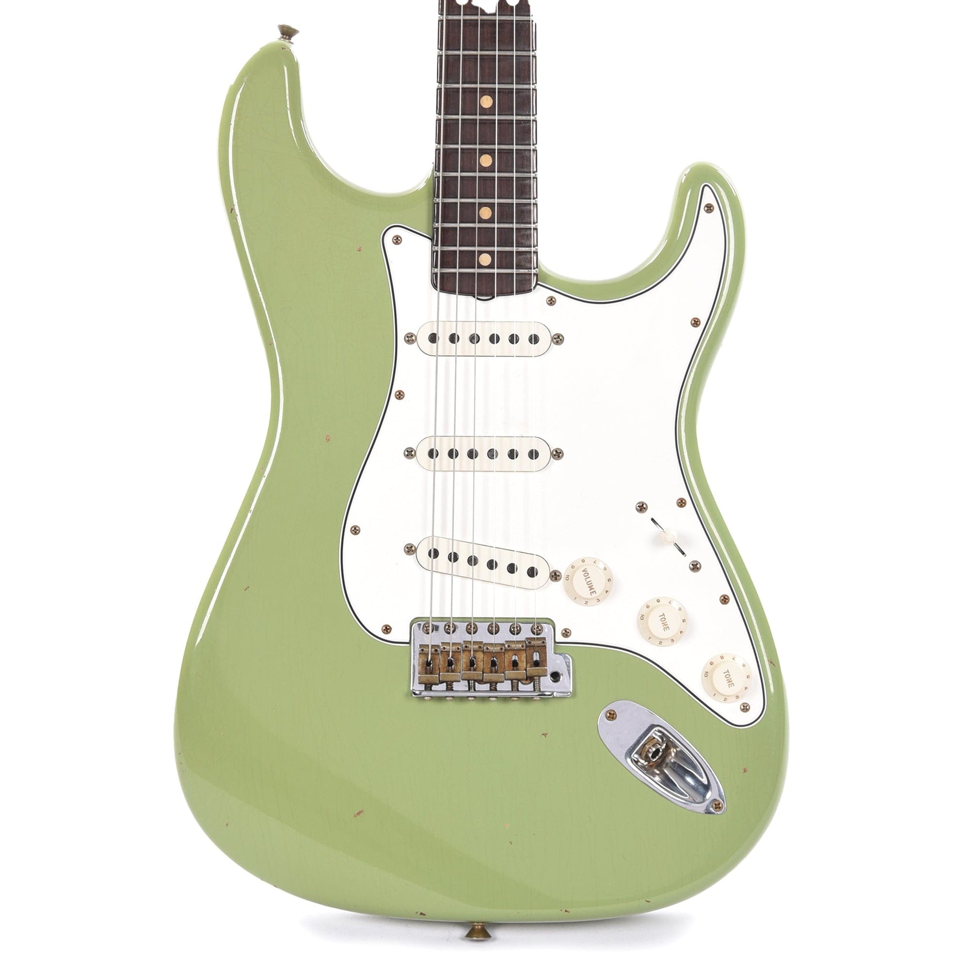 Fender Custom Shop 1959 Stratocaster "Chicago Special" Journeyman Faded/Aged Sweet Pea Green w/Rosewood Neck Electric Guitars / Solid Body